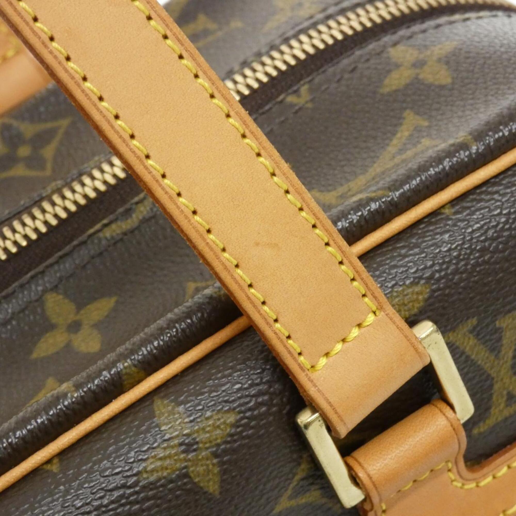 Louis Vuitton Marron Coated Canvas Shoulder Bag (Pre-Owned)