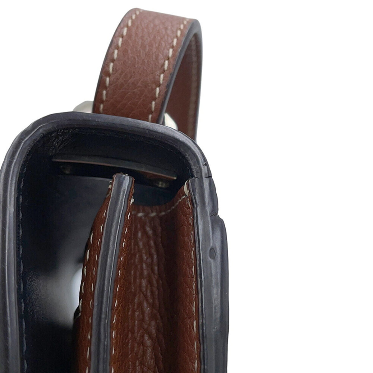 Burberry Brown Leather Shoulder Bag (Pre-Owned)