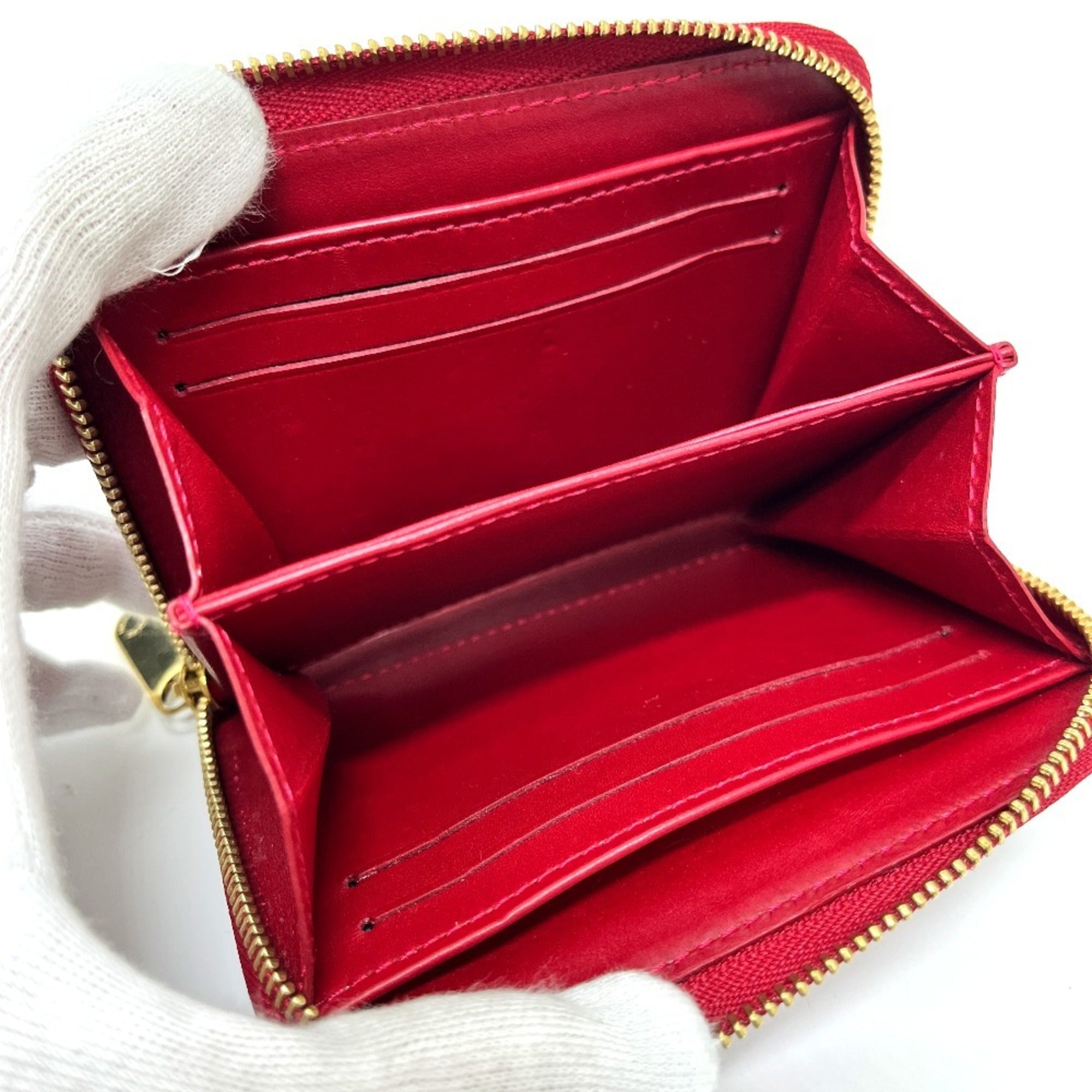 Louis Vuitton Pomme D'amour Monogram Vernis Coin Purse/Coin Case (Pre-Owned)