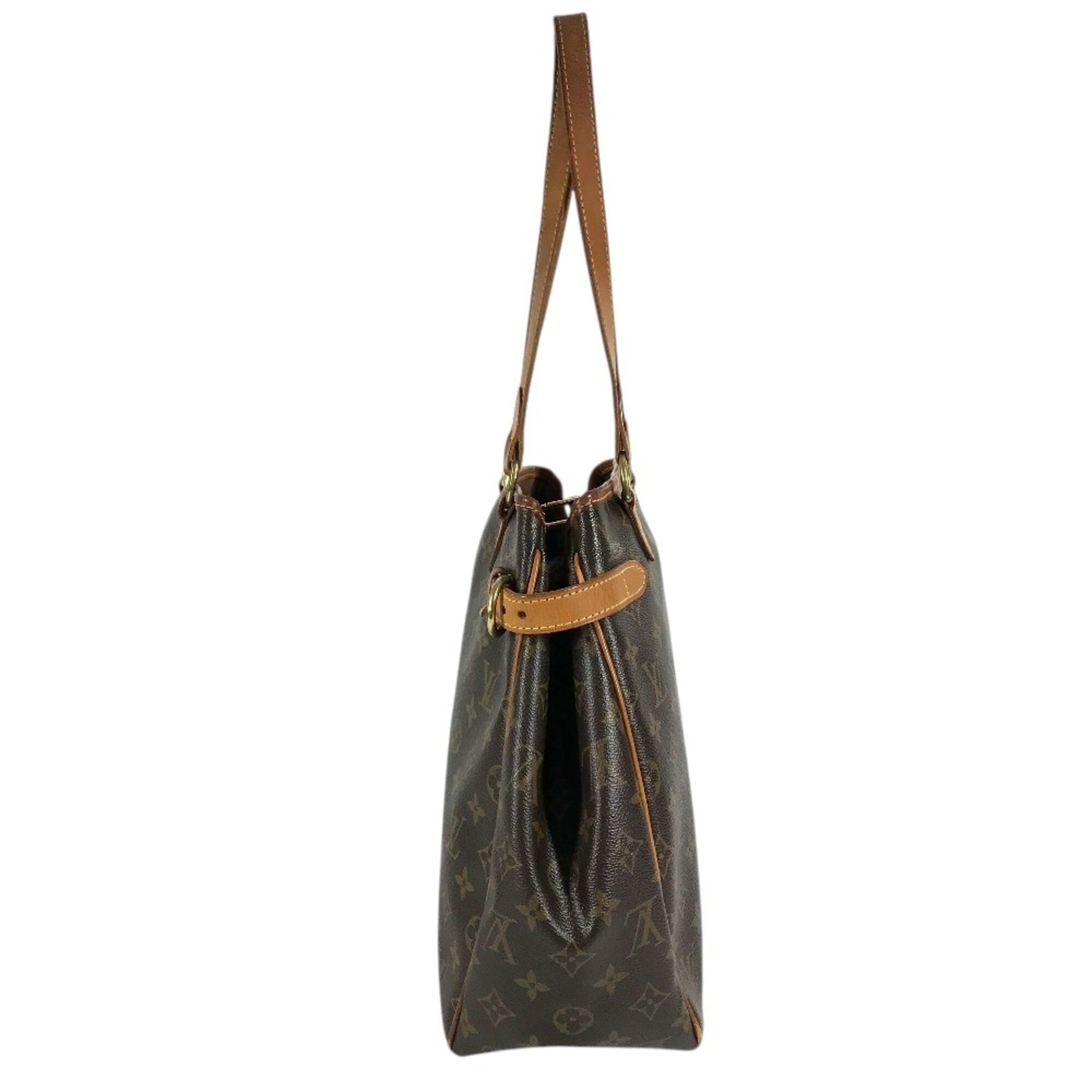 Louis Vuitton Brown Monogram Handbag Shoulder Bag Tote Bag (Pre-Owned)