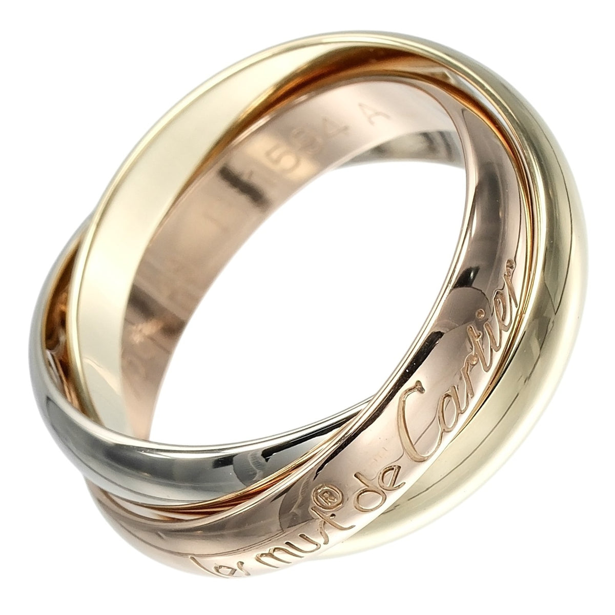 Cartier Yellow Gold (18K) Pink Gold (18K) White Gold (18K) Band Ring (Pre-Owned)