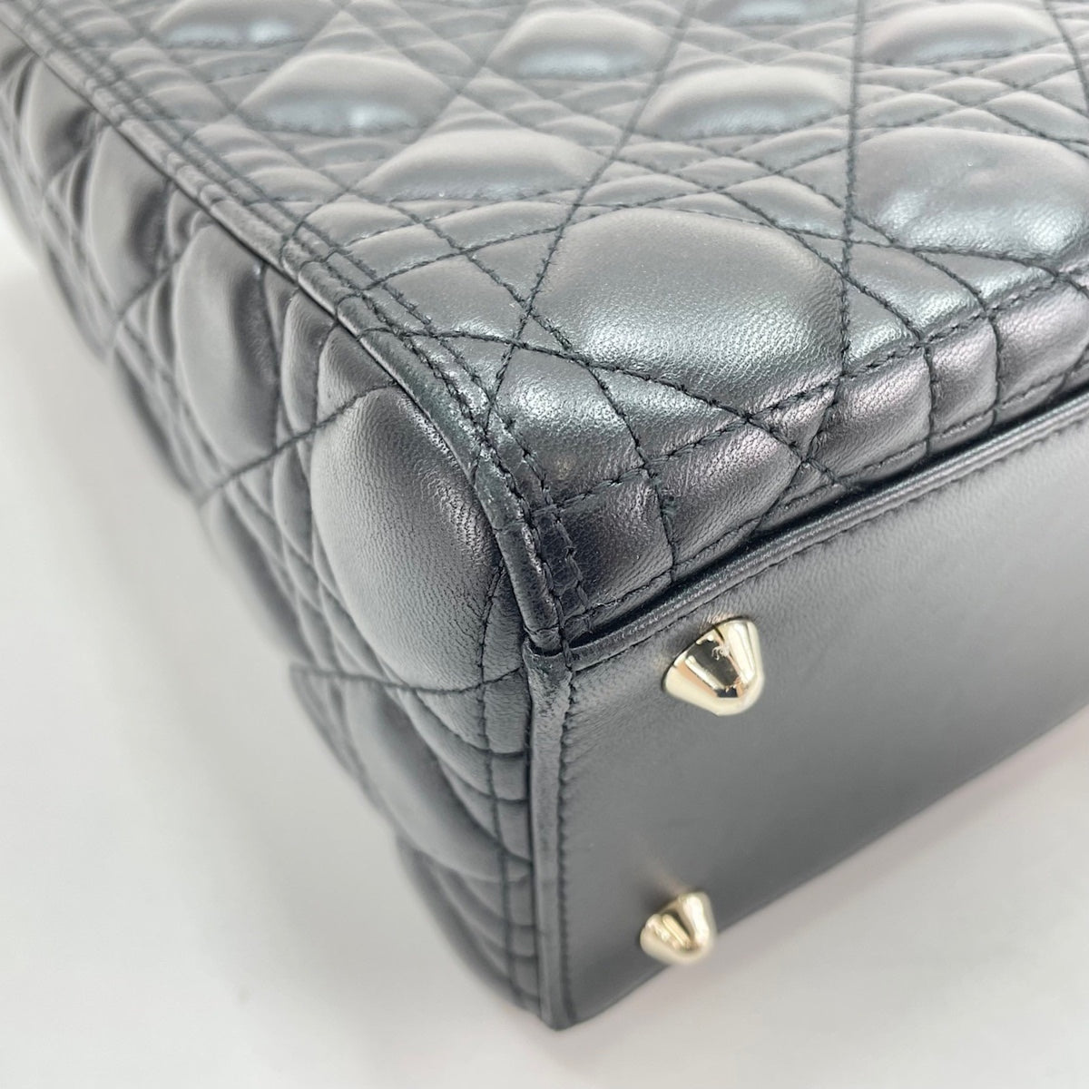 Christian Dior Black Leather Handbag (Pre-Owned)