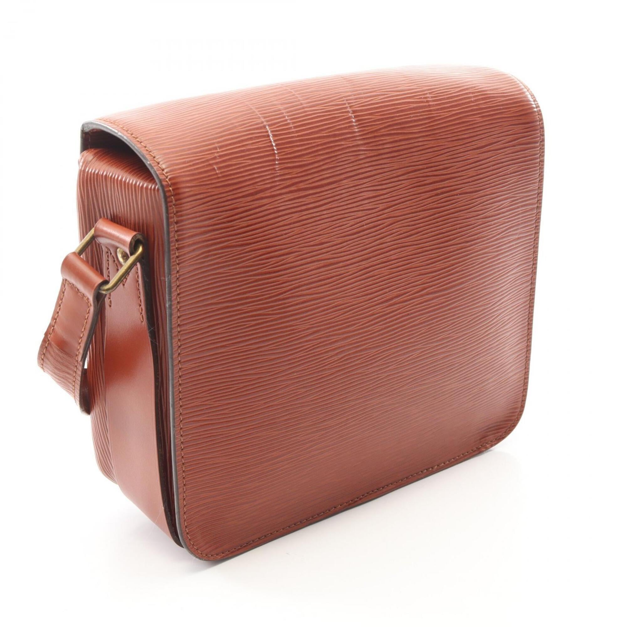 Louis Vuitton Brown Kenyan Brown Epi Leather Handbag Shoulder Bag (Pre-Owned)