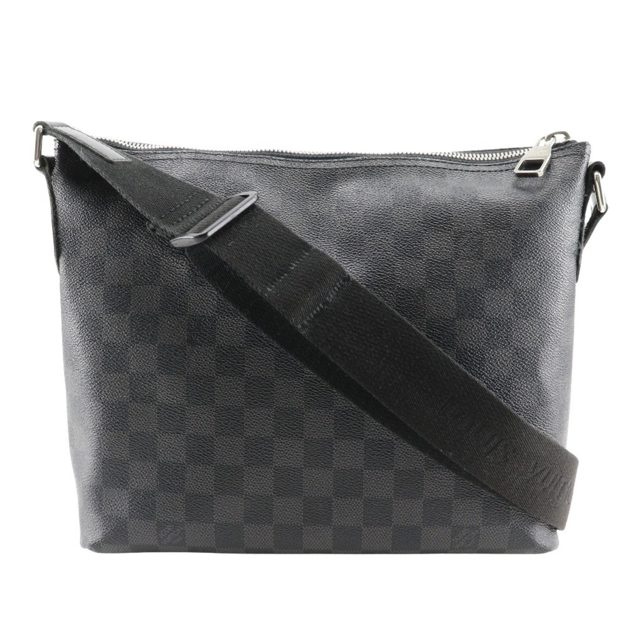 Louis Vuitton Black Damier Graphite Canvas Shoulder Bag (Pre-Owned)