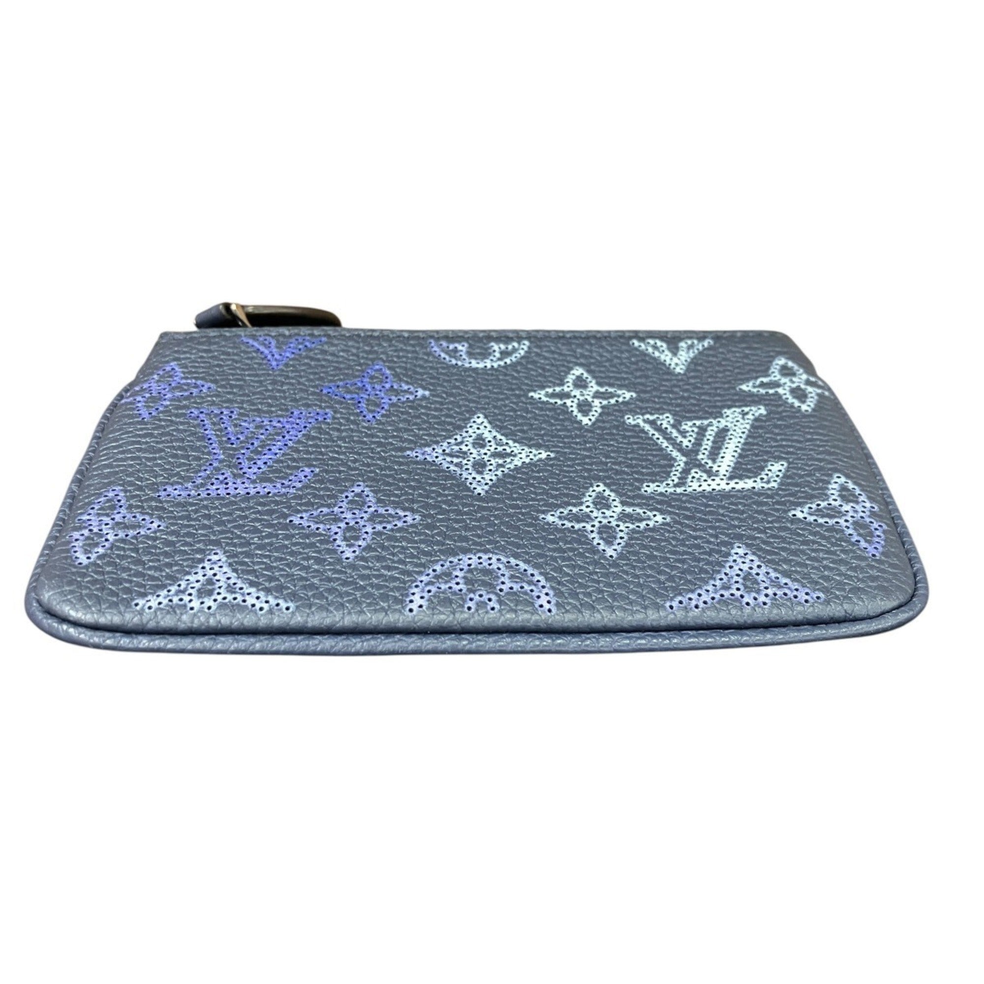Louis Vuitton Navy Mahina Leather Leather Coin Purse/Coin Case (Pre-Owned)