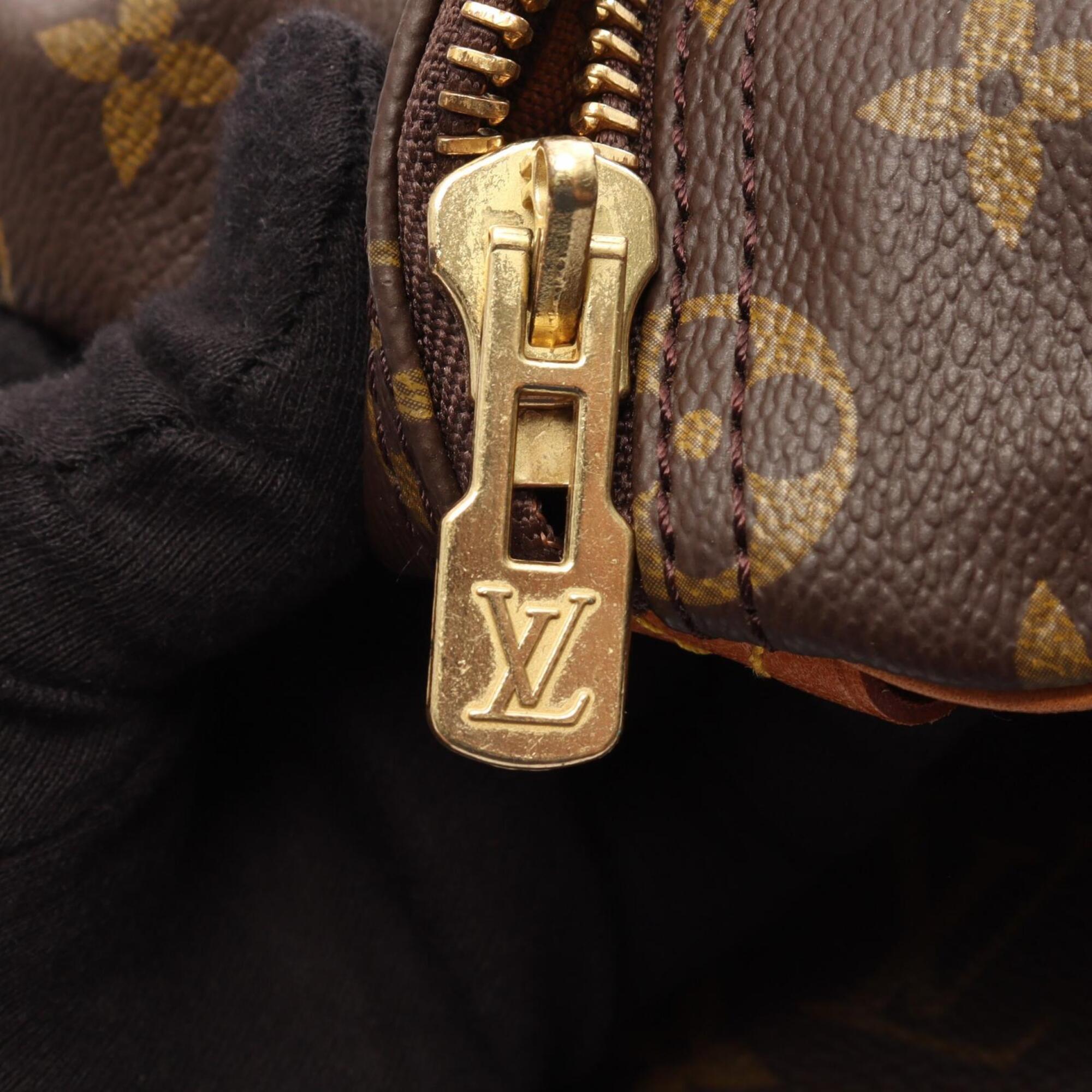 Louis Vuitton Monogram Brown Coated Canvas Boston Bag Handbag (Pre-Owned)
