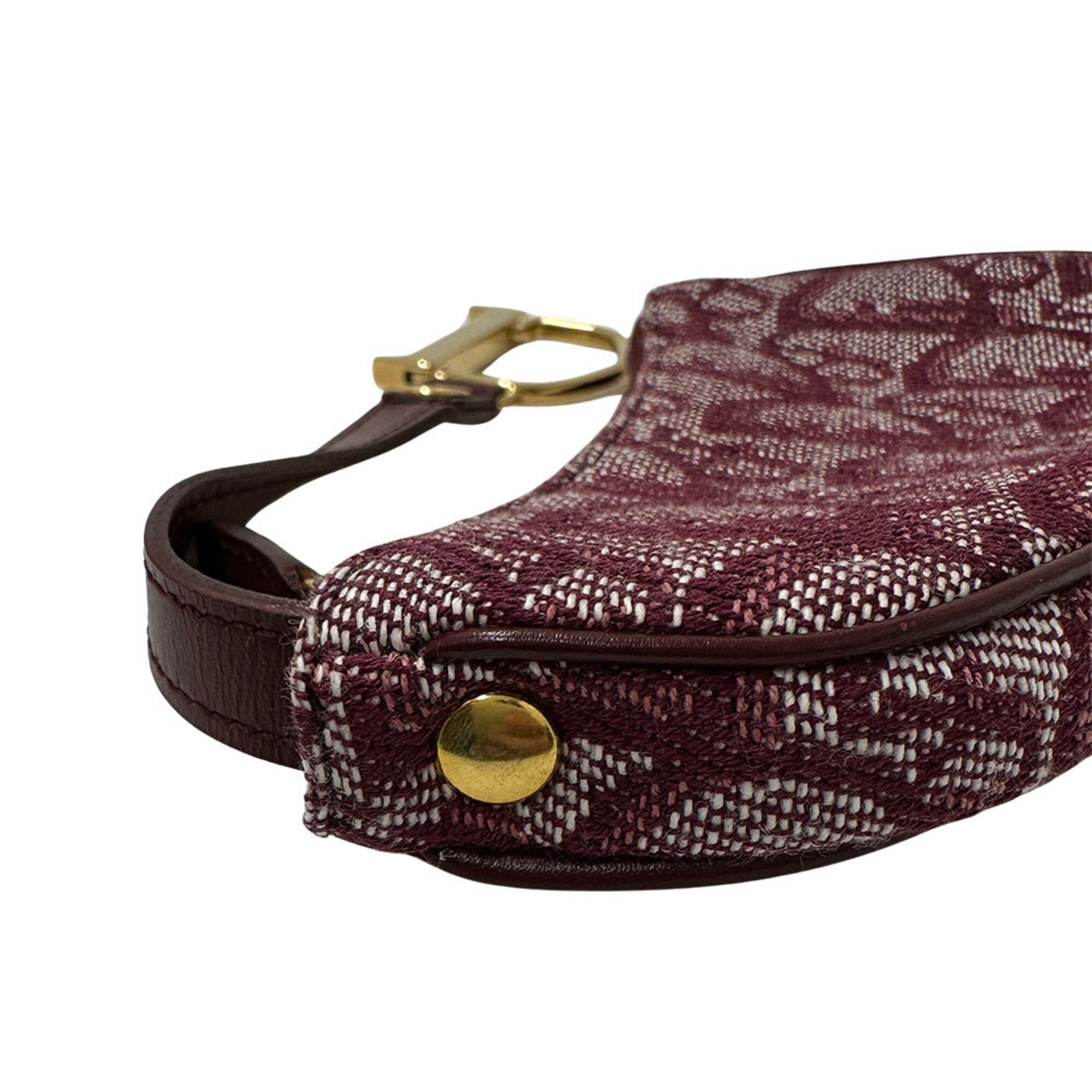Christian Dior Red Color Canvas Coin Purse/Coin Case (Pre-Owned)