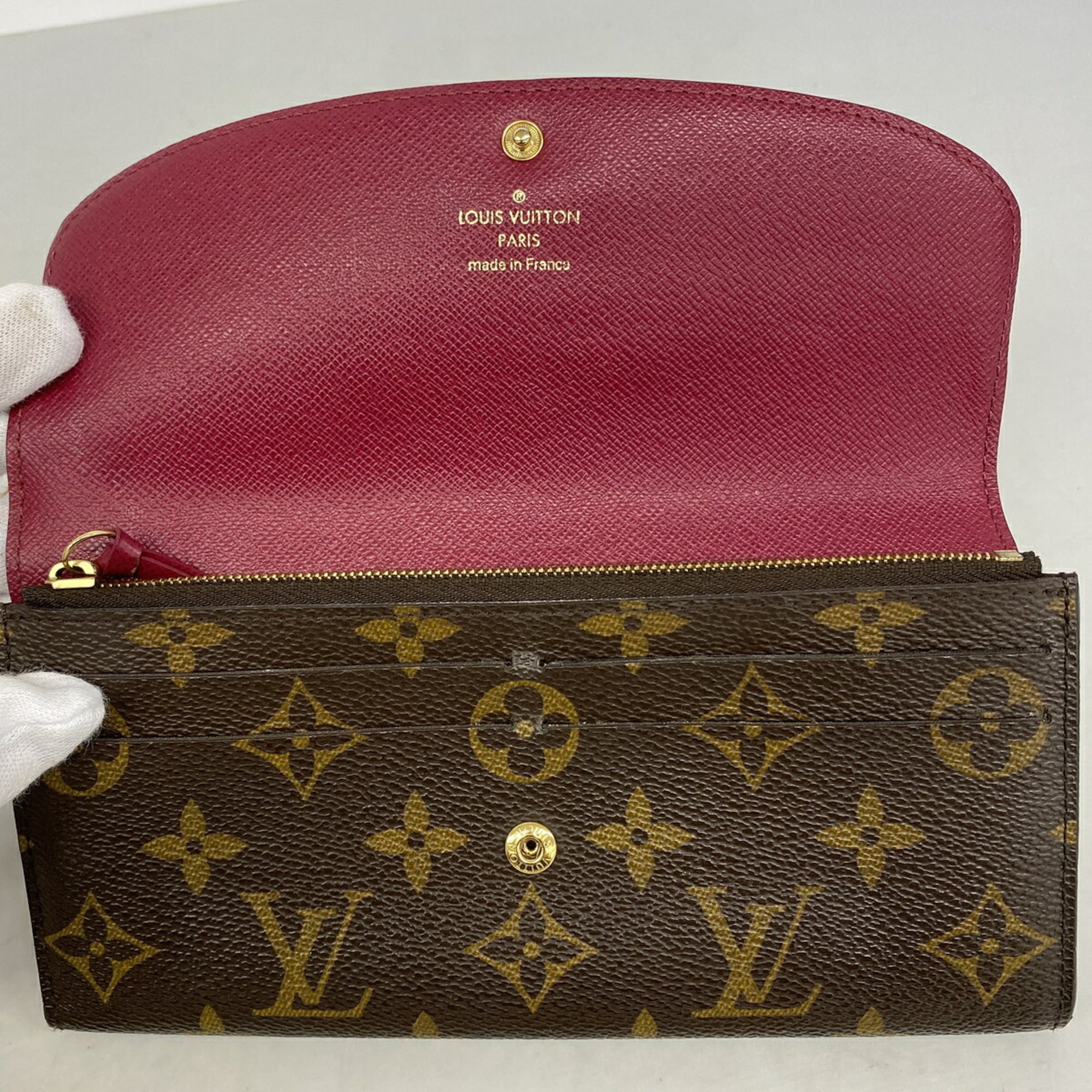 Louis Vuitton Fuchsia Long Wallet (Bi-Fold) (Pre-Owned)