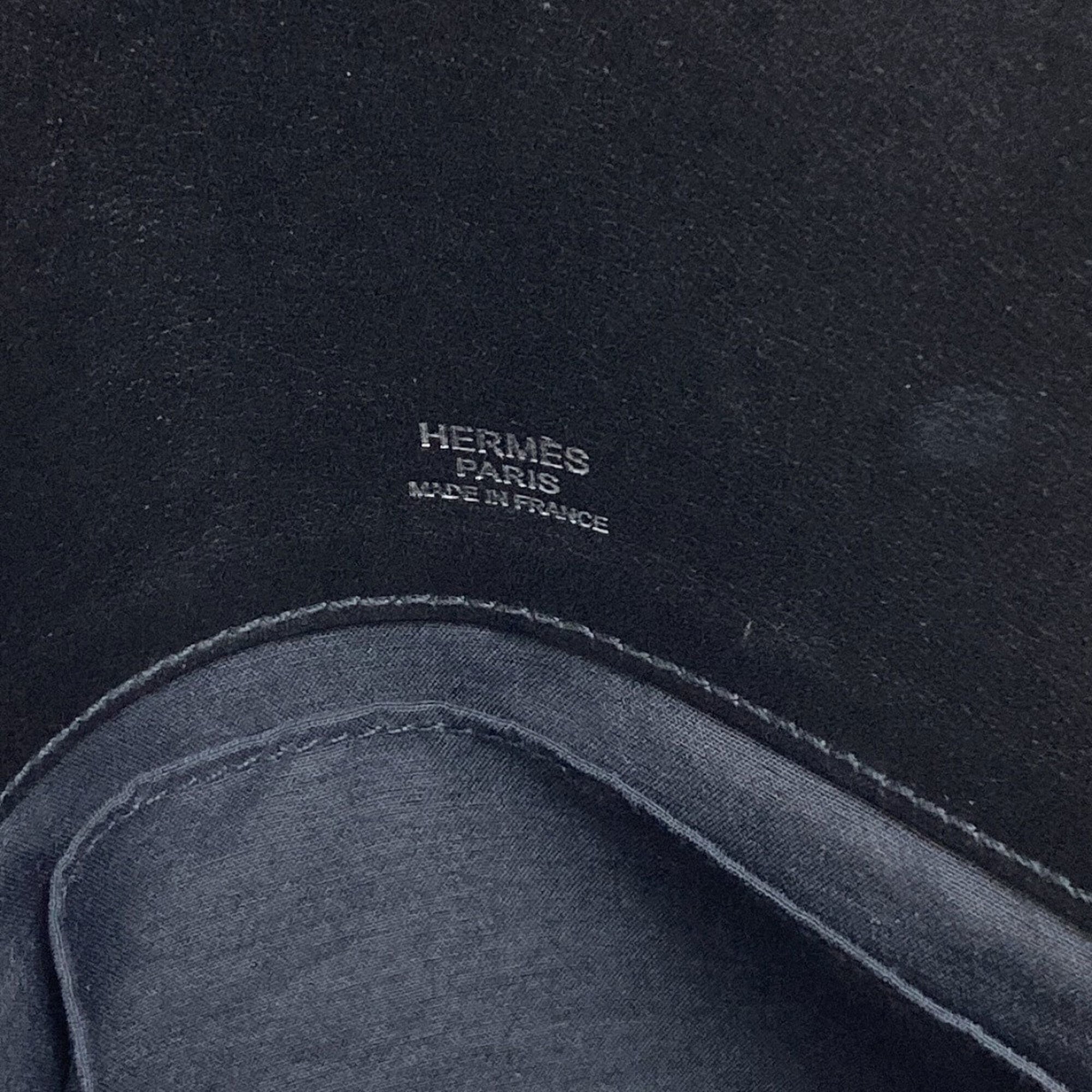 Hermes Black Toile H Tote Bag (Pre-Owned)