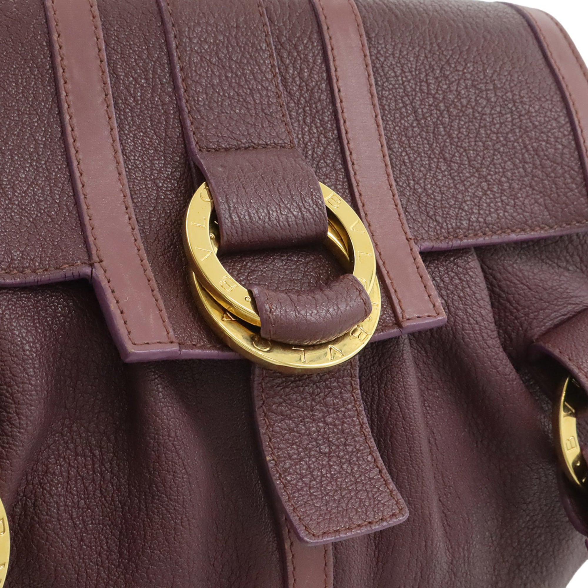 Bvlgari Purple Handbag Shoulder Bag (Pre-Owned)