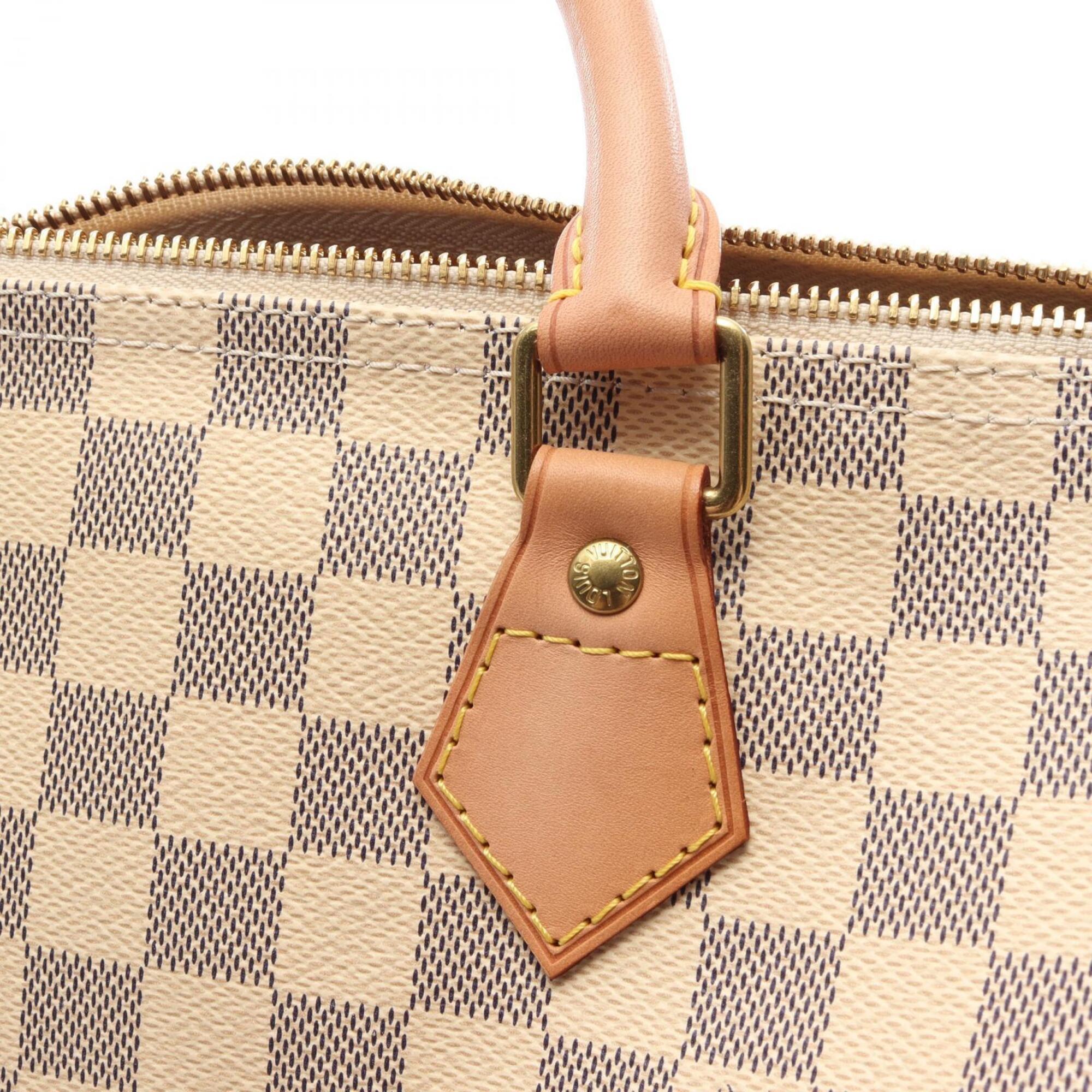Louis Vuitton White Pvc Leather Handbag (Pre-Owned)
