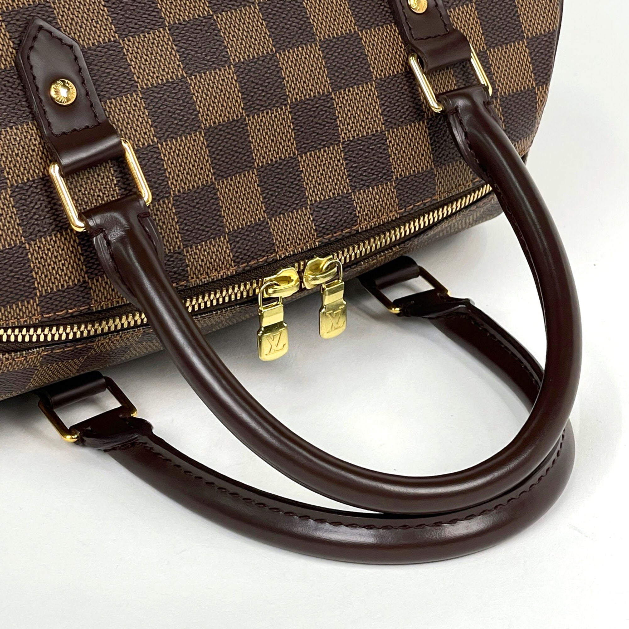 Louis Vuitton Damier Brown Damier Canvas Handbag (Pre-Owned)