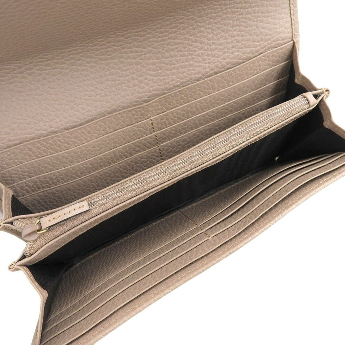 Gucci Beige Leather Coin Purse/Coin Case (Pre-Owned)