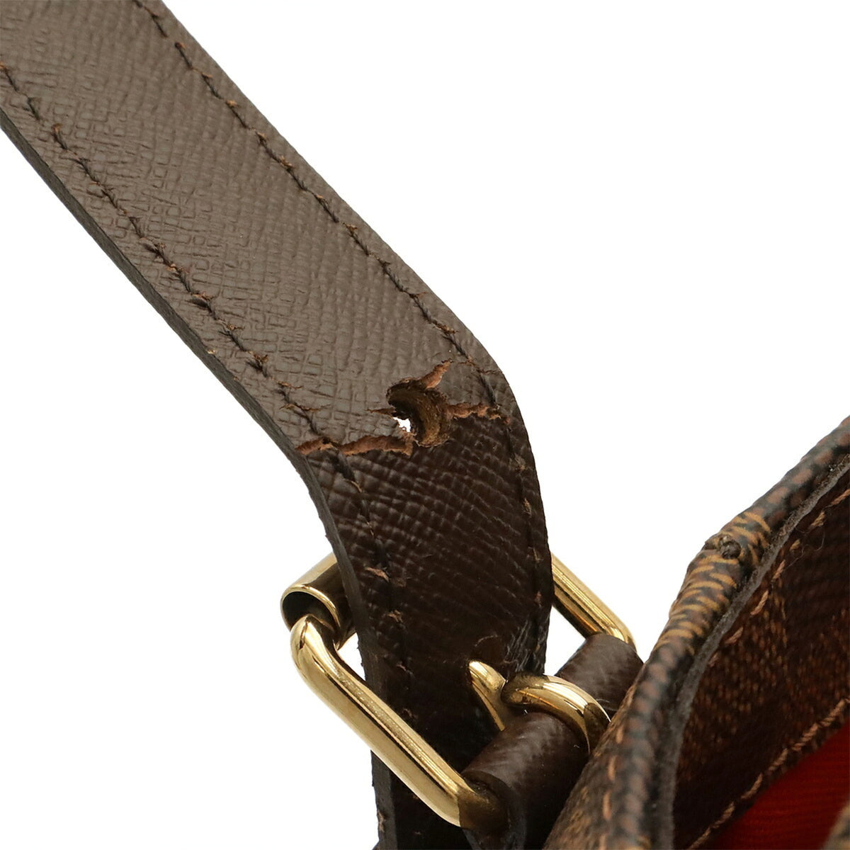 Louis Vuitton Brown Damier Canvas Pvc Shoulder Bag Tote Bag (Pre-Owned)
