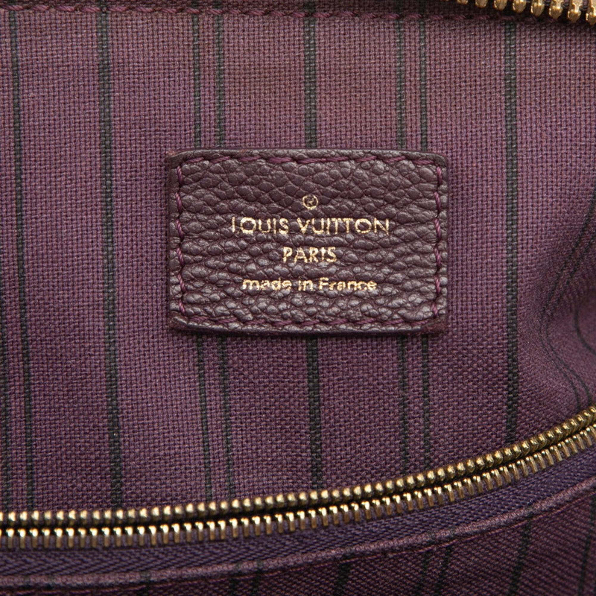 Louis Vuitton Monogram Orb Purple Leather Handbag Tote Bag (Pre-Owned)