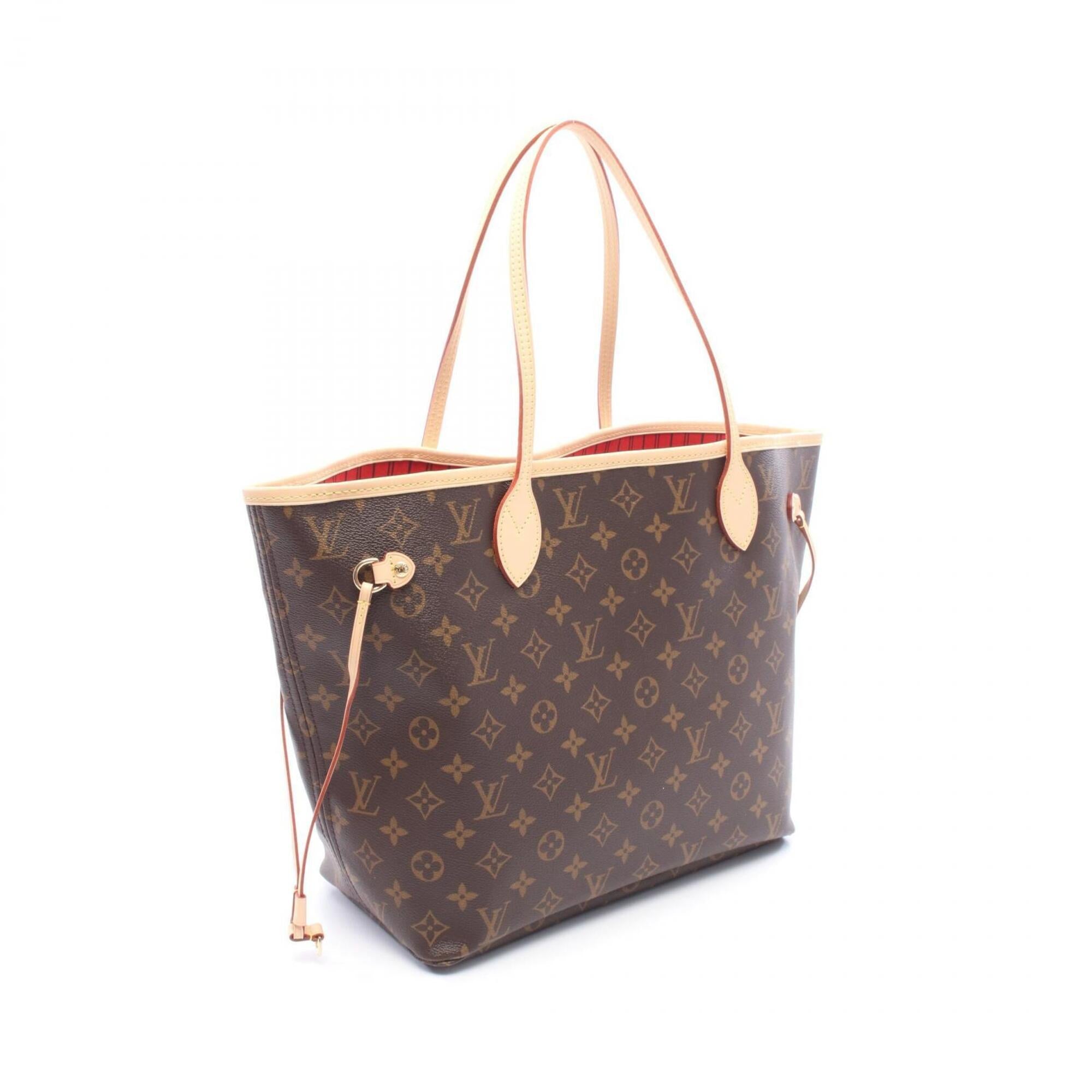 Louis Vuitton Brown Cerise Coated Canvas Leather Handbag Pouch Tote Bag (Pre-Owned)