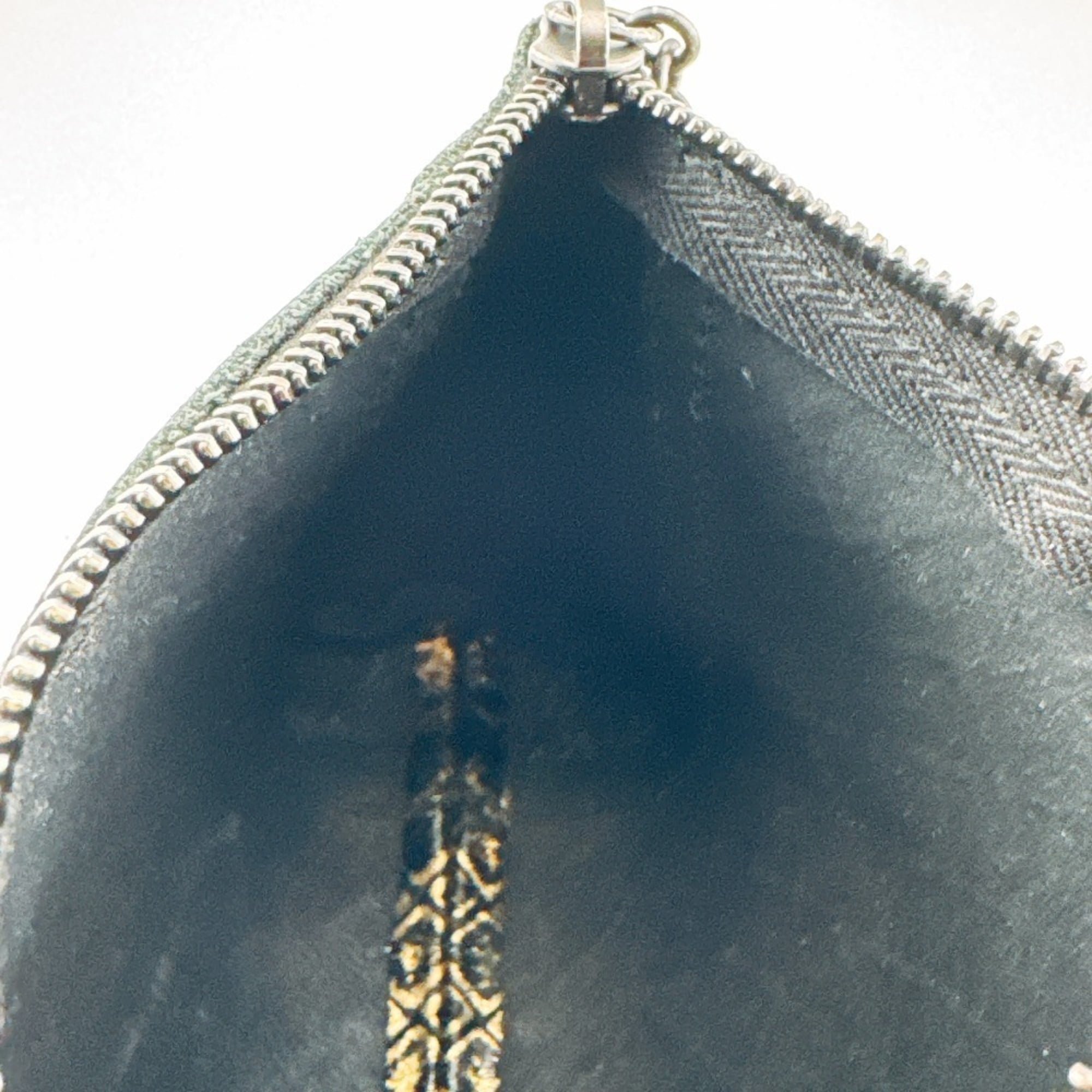 Bottega Veneta Black Gold Leather Pouch (Pre-Owned)