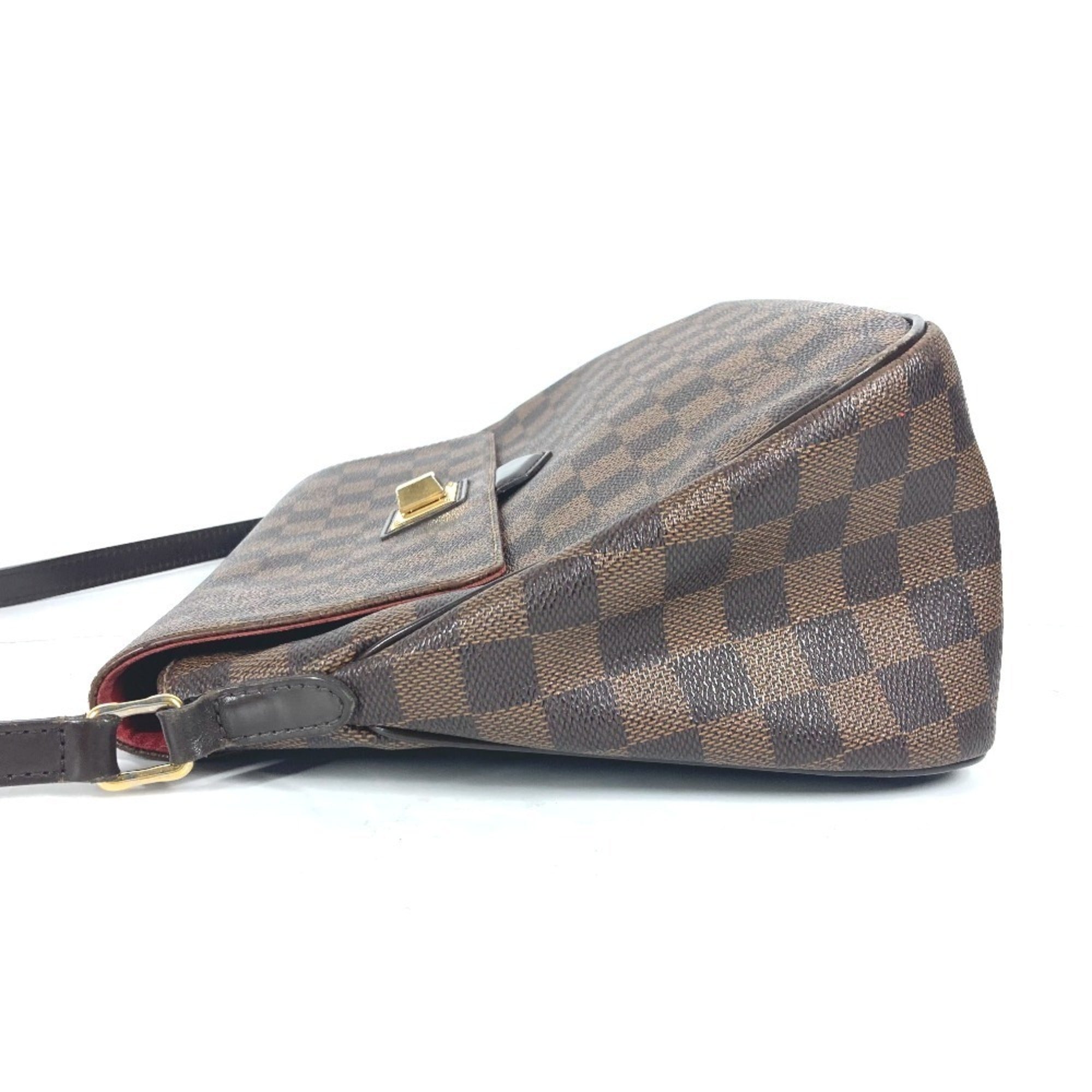 Louis Vuitton Brown Damier Canvas Ebene Damier Canvas Shoulder Bag (Pre-Owned)
