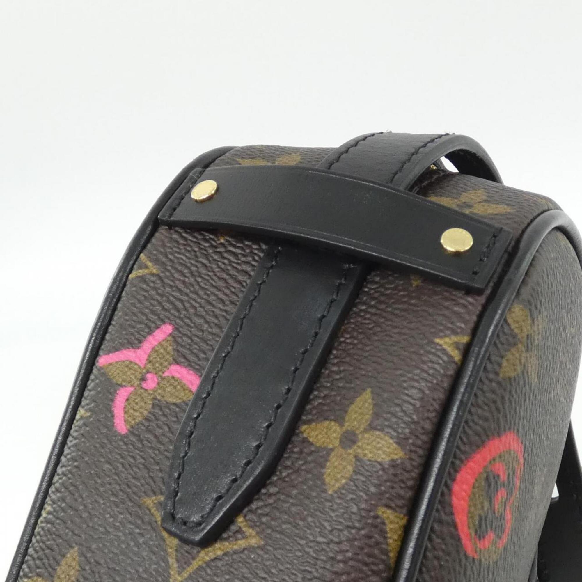 Louis Vuitton Brown Coated Canvas Shoulder Bag (Pre-Owned)