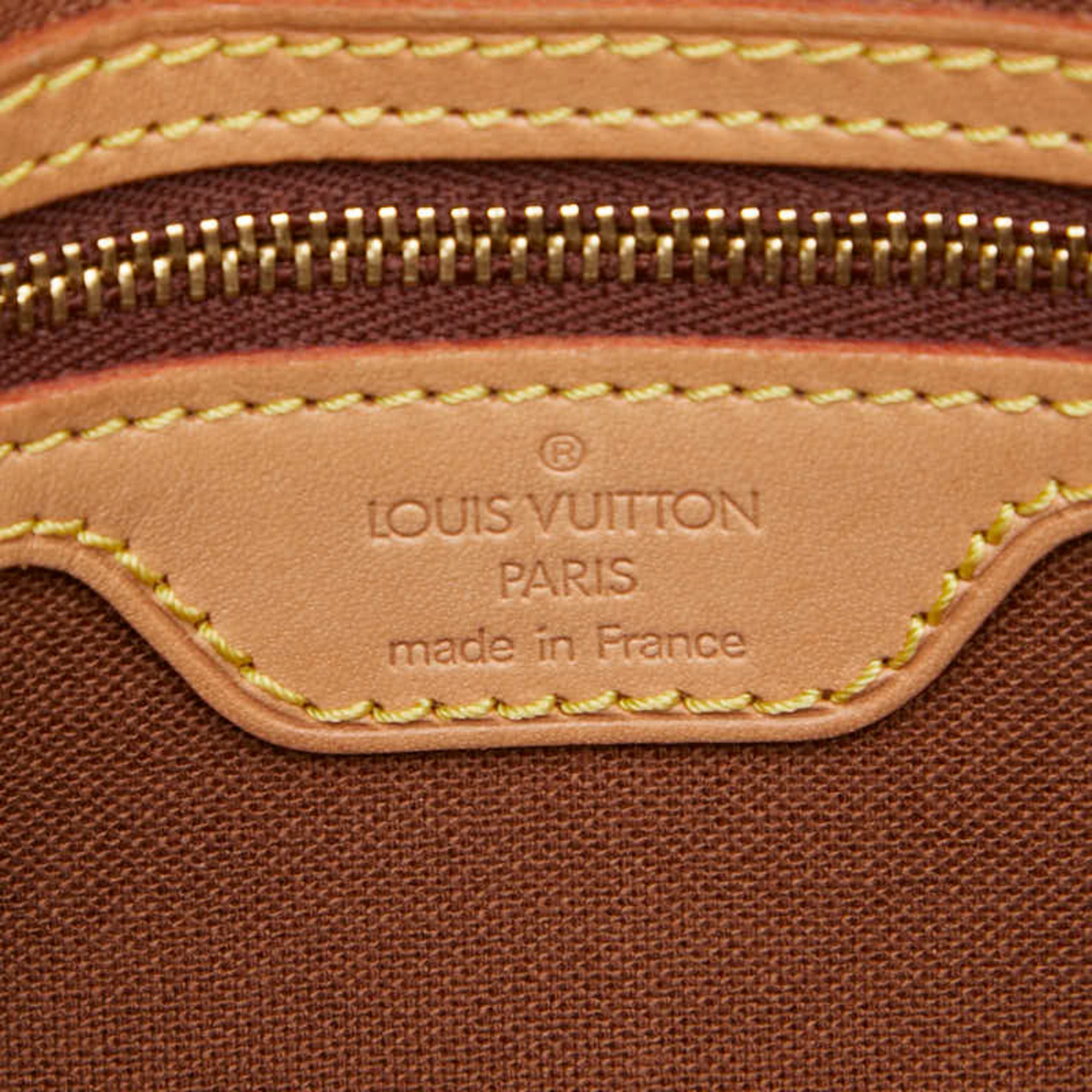 Louis Vuitton Brown Pvc Leather Handbag Shoulder Bag (Pre-Owned)