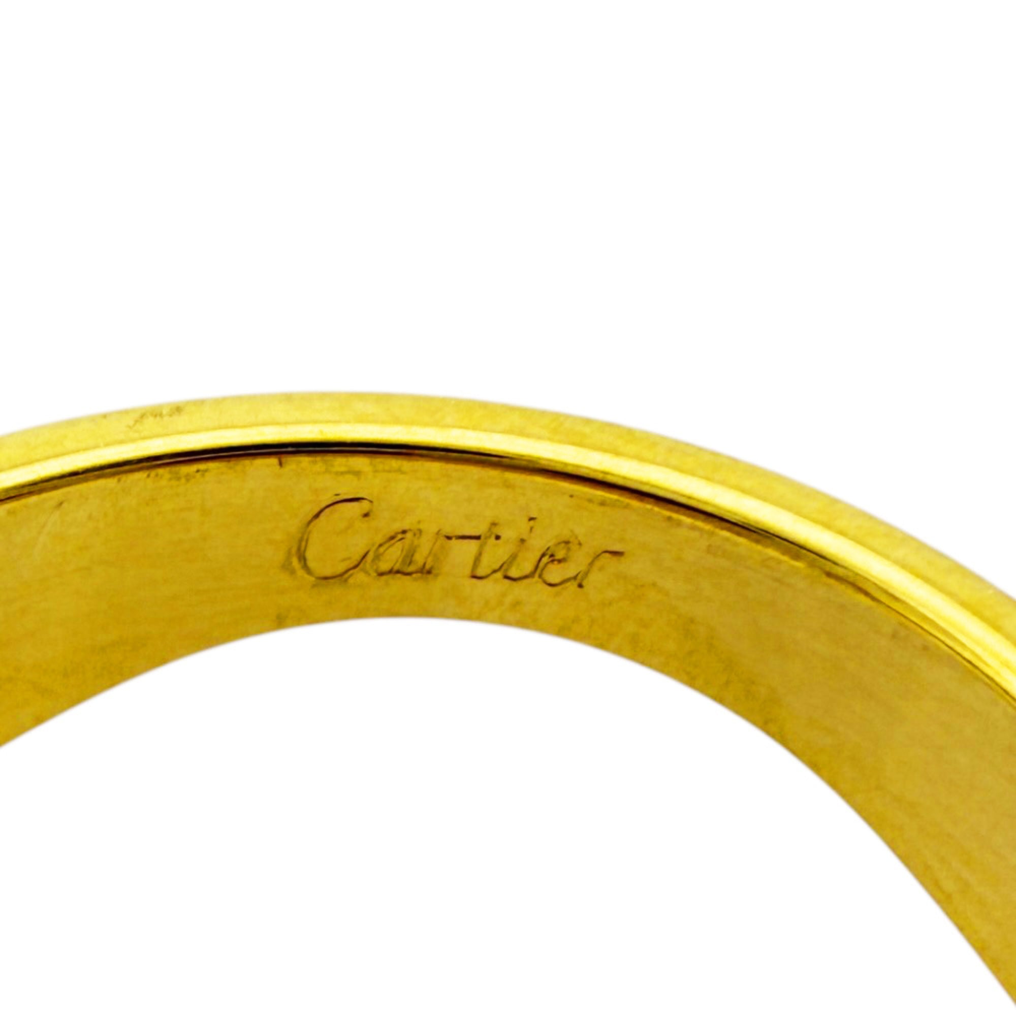 Cartier Gold Yellow Gold (18K) Band Ring (Pre-Owned)
