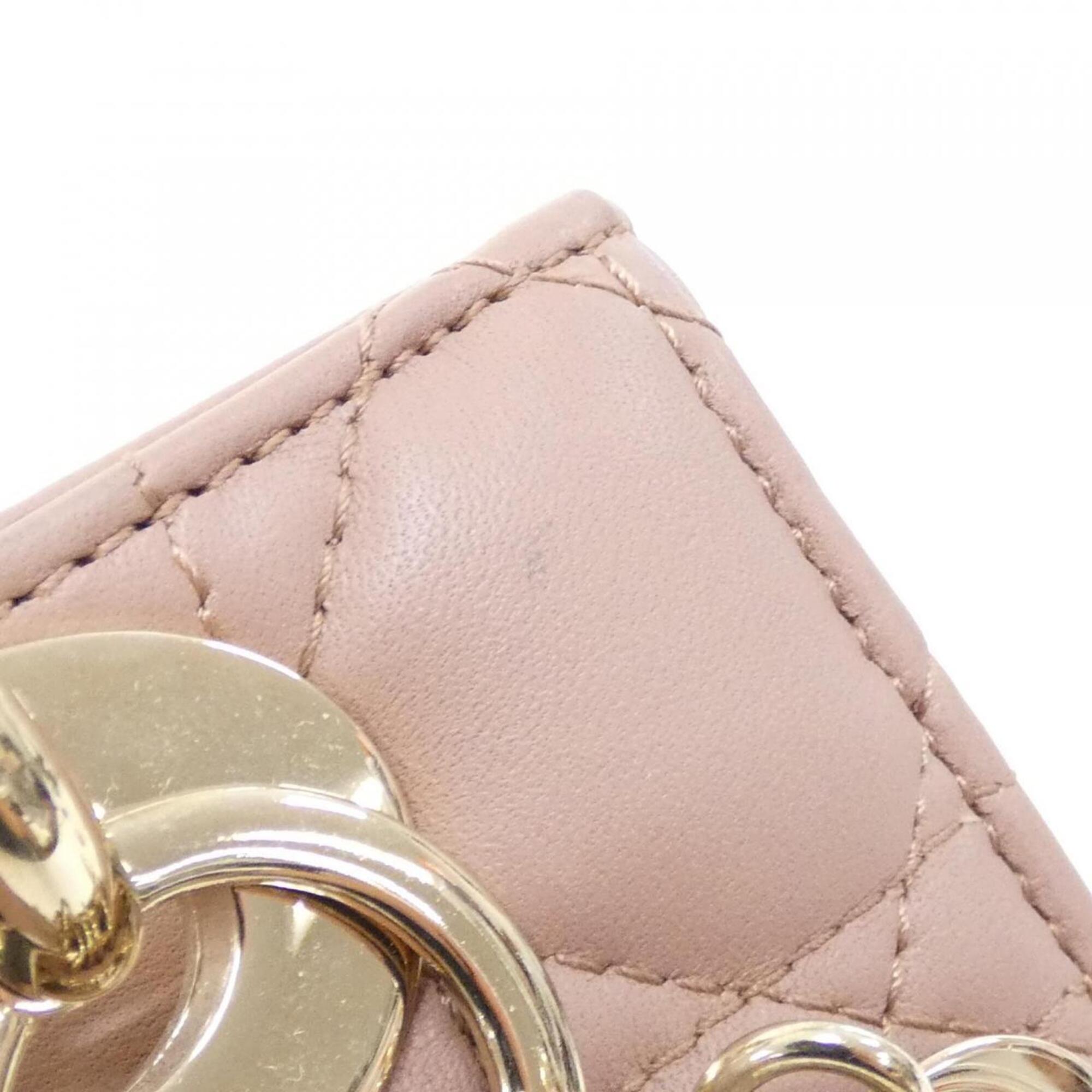 Christian Dior Pink Leather Handbag (Pre-Owned)