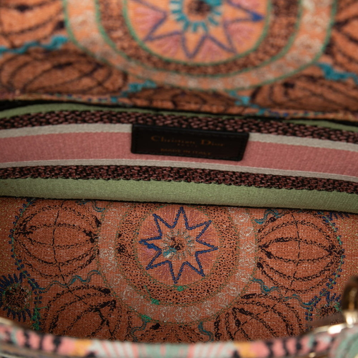 Christian Dior Multi-Color Canvas Handbag Shoulder Bag (Pre-Owned)