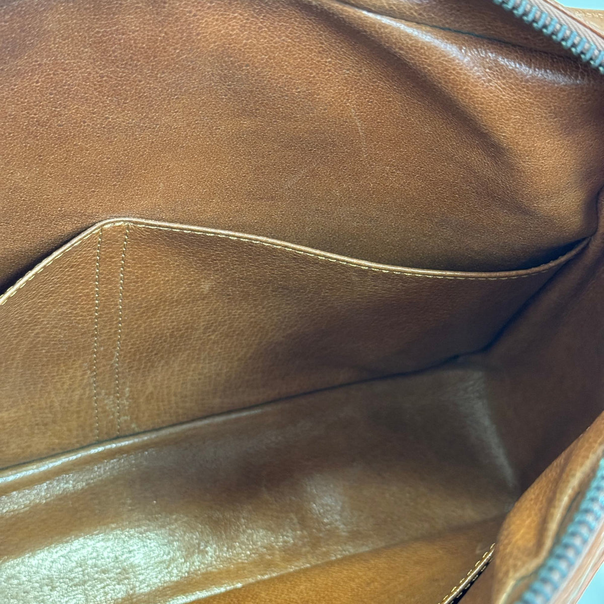 Louis Vuitton Brown Monogram Leather Shoulder Bag (Pre-Owned)