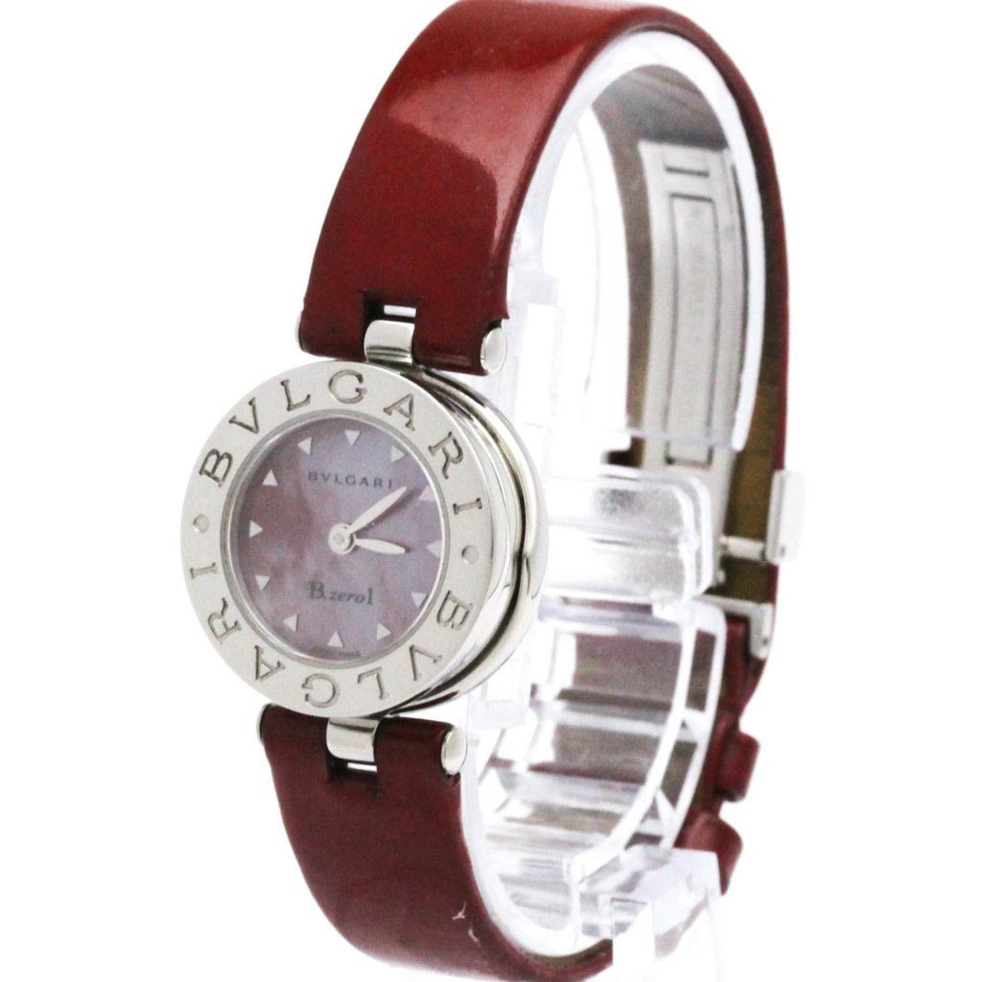 Bvlgari Bvlgari B.Zero 1 Quartz Watch Stainless Steel And Leather Watch (Pre-Owned)