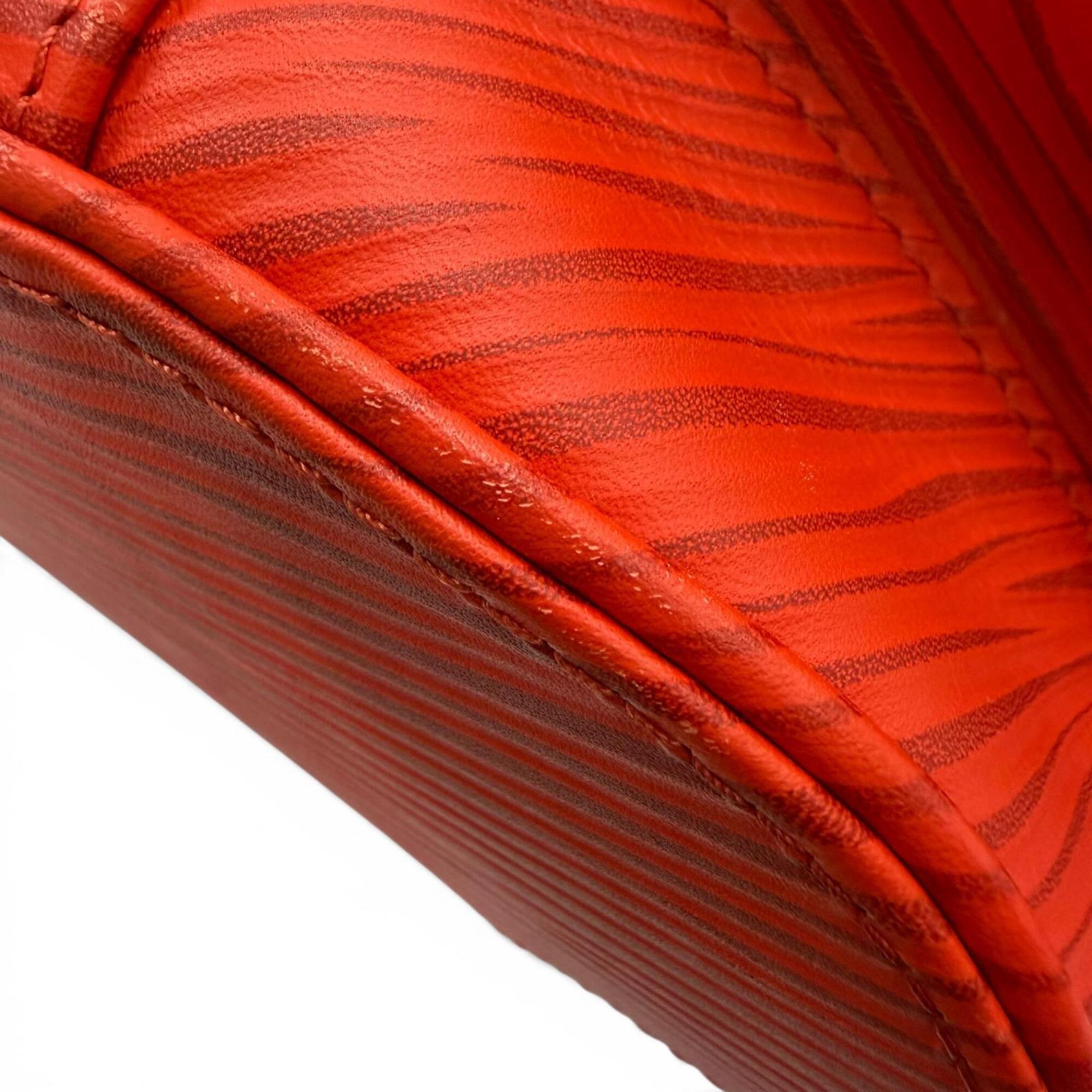 Louis Vuitton Red Color Epi Leather Backpack (Pre-Owned)