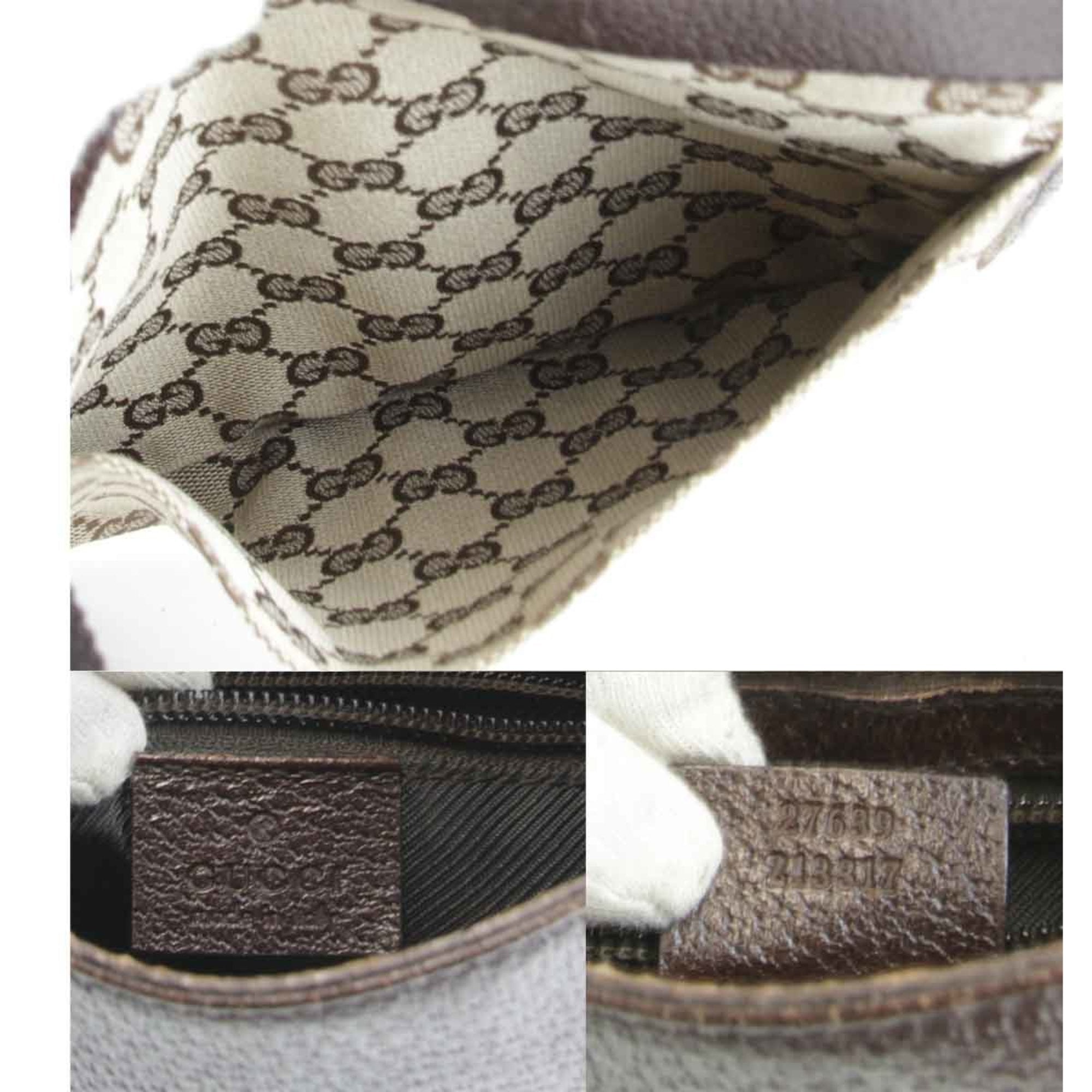 Gucci Gg Canvas Brown Gg Canvas Shoulder Bag (Pre-Owned)