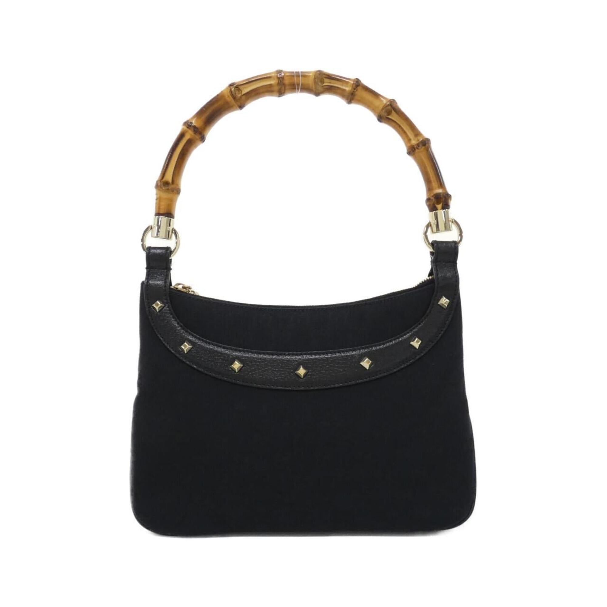 Gucci Gg Canvas Black Gg Canvas Shoulder Bag (Pre-Owned)