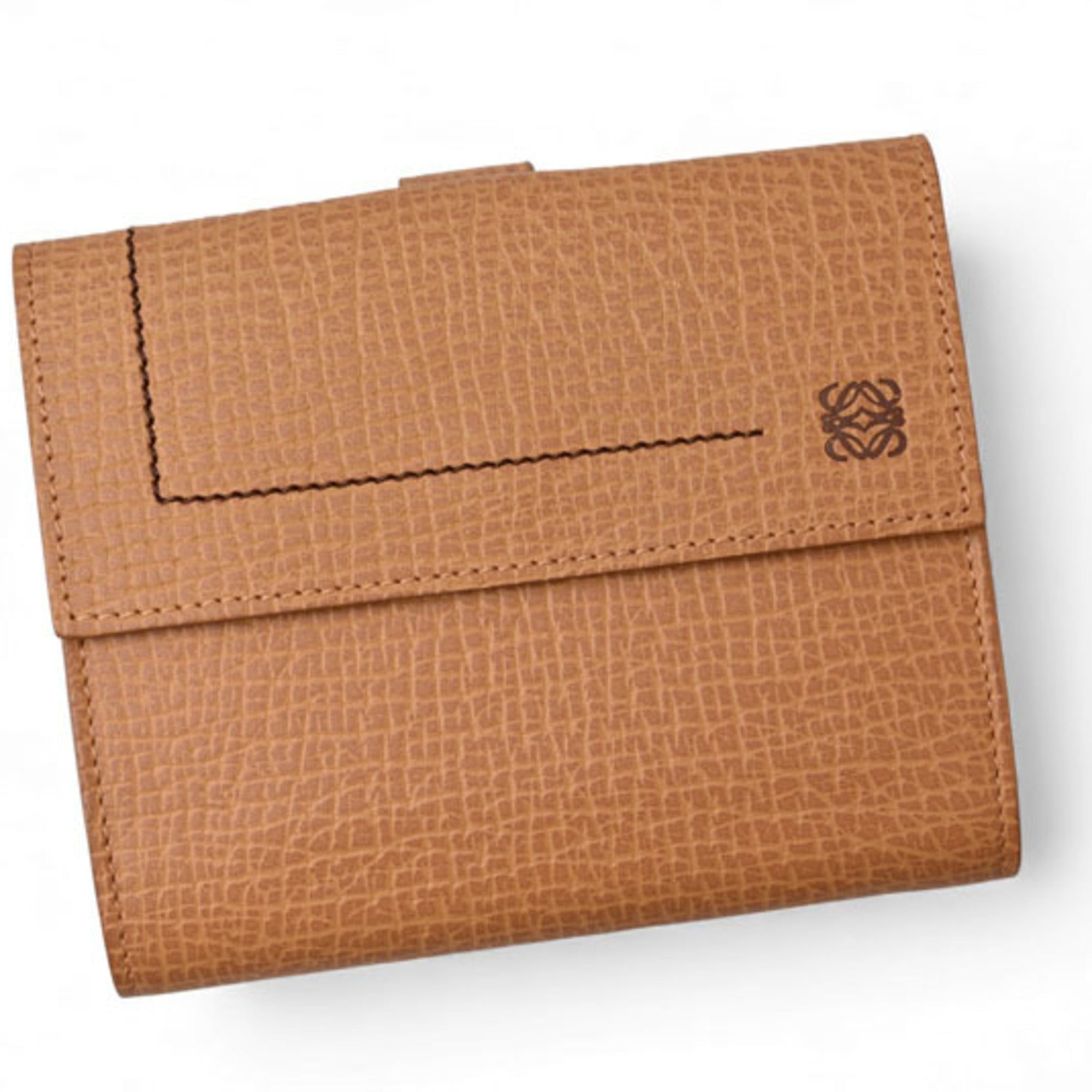 Loewe Brown Leather Wallet (Tri-Fold) (Pre-Owned)