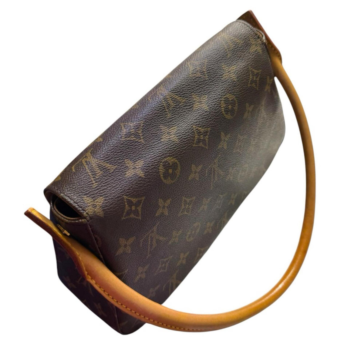 Louis Vuitton Brown Monogram Canvas Handbag (Pre-Owned)