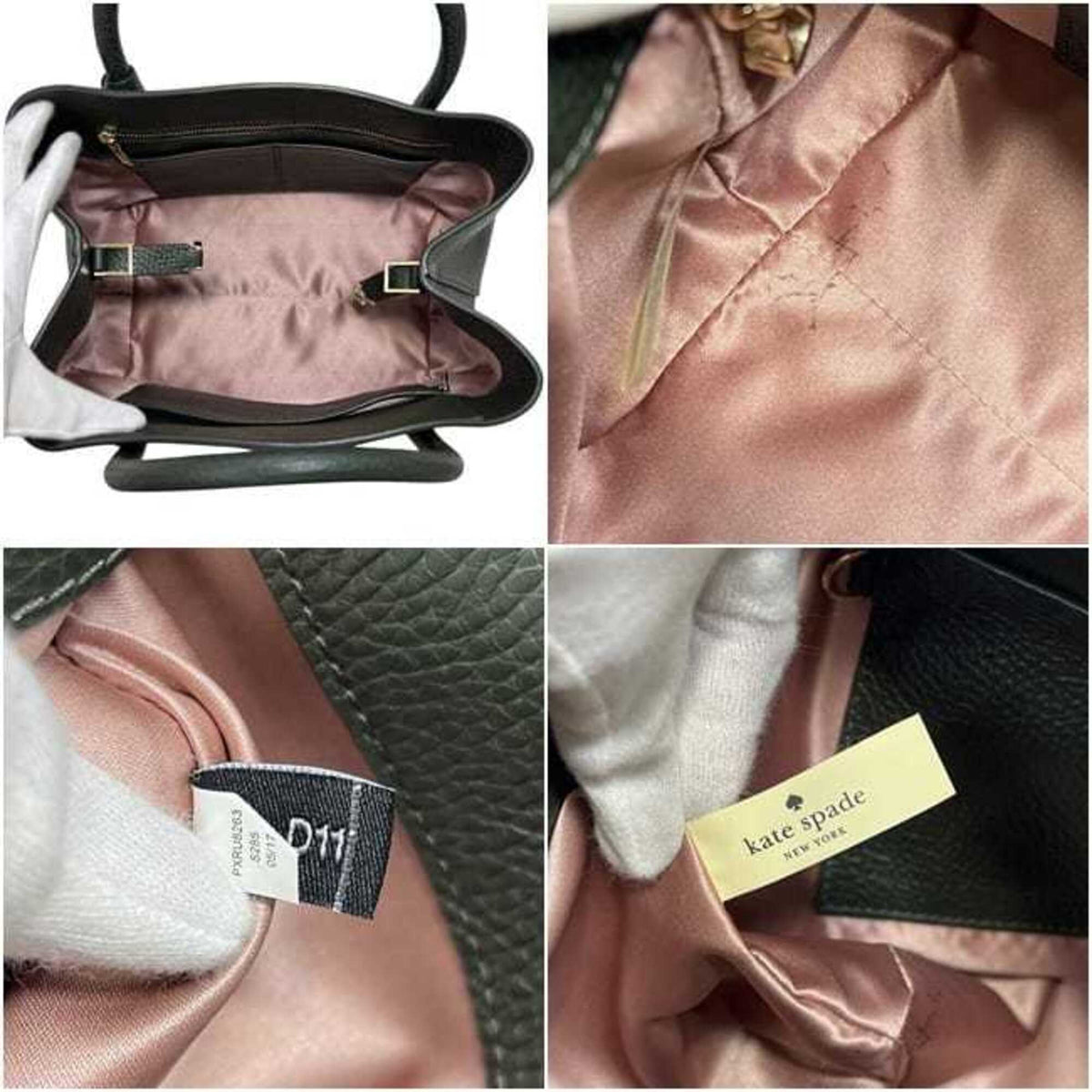 Kate Spade Green Khaki Leather Handbag (Pre-Owned)