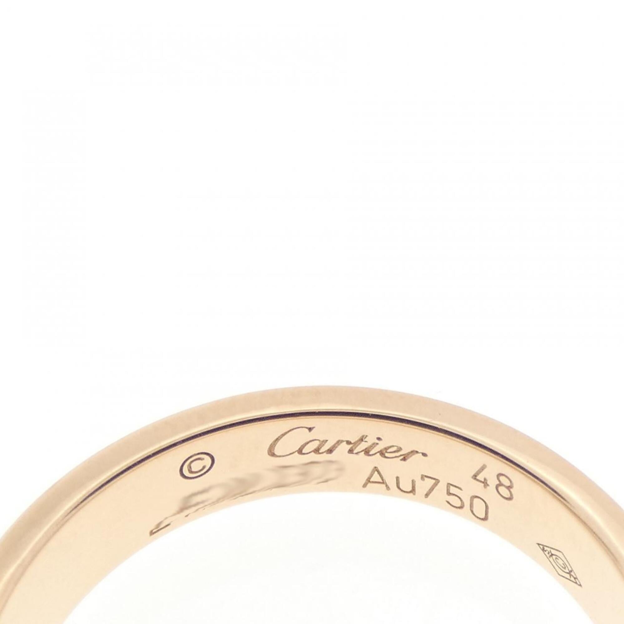 Cartier Love Pink Gold (18K) Band Ring (Pre-Owned)