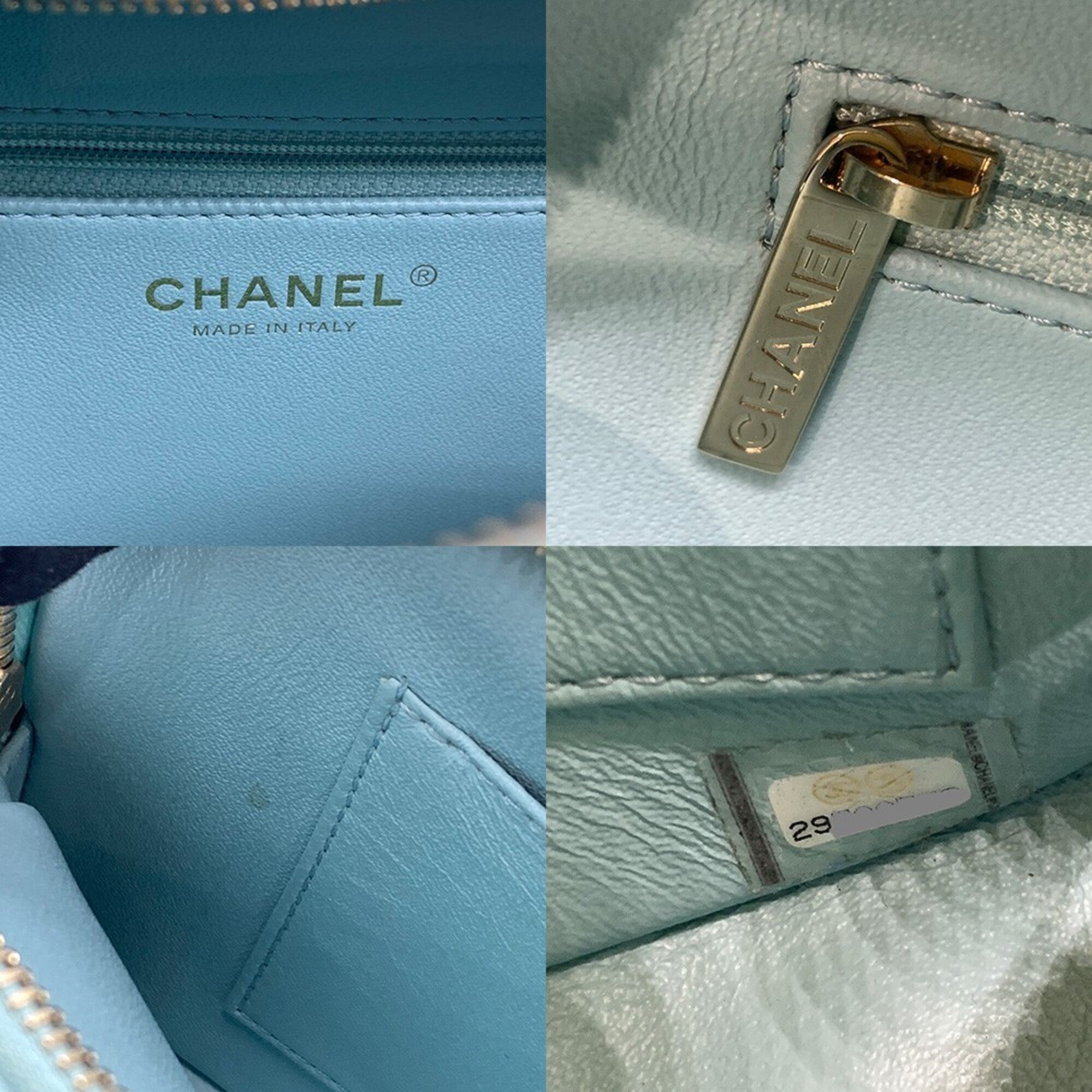 Chanel Leather Handbag Shoulder Bag (Pre-Owned)