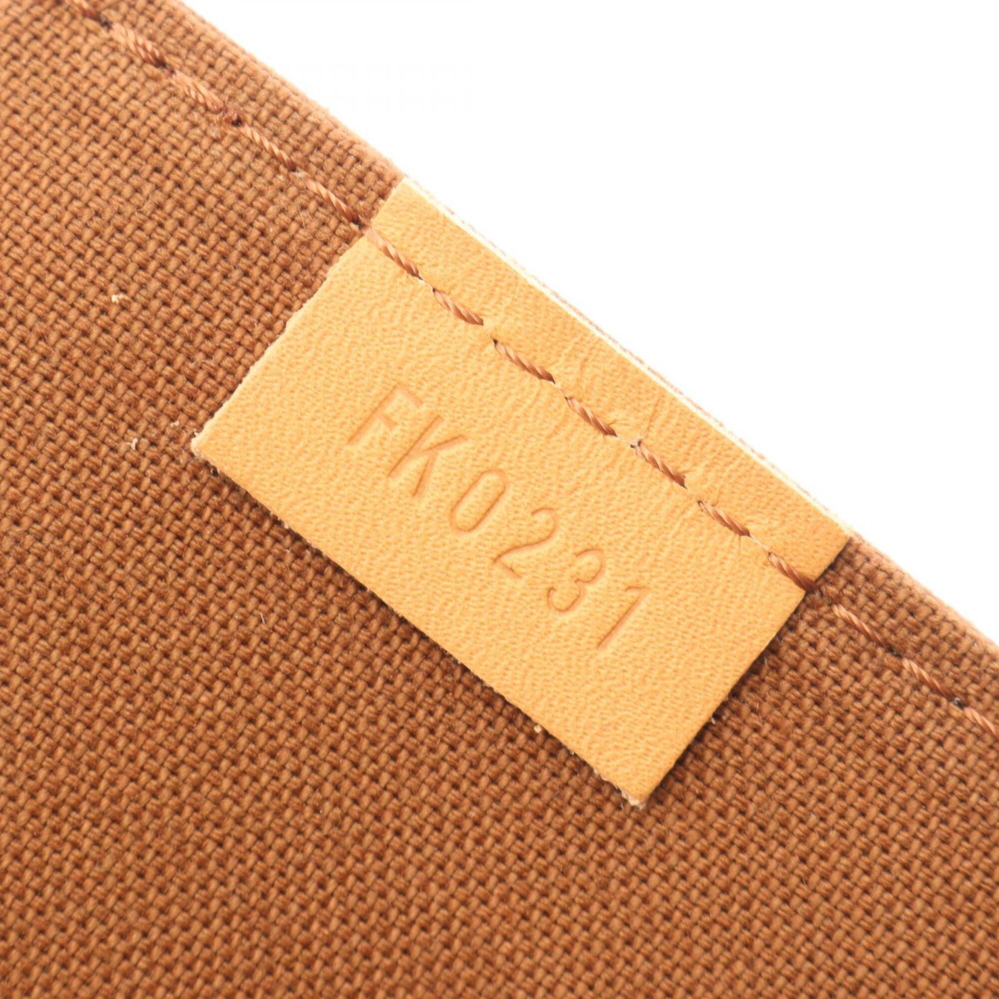 Louis Vuitton Brown Coated Canvas Leather Handbag (Pre-Owned)