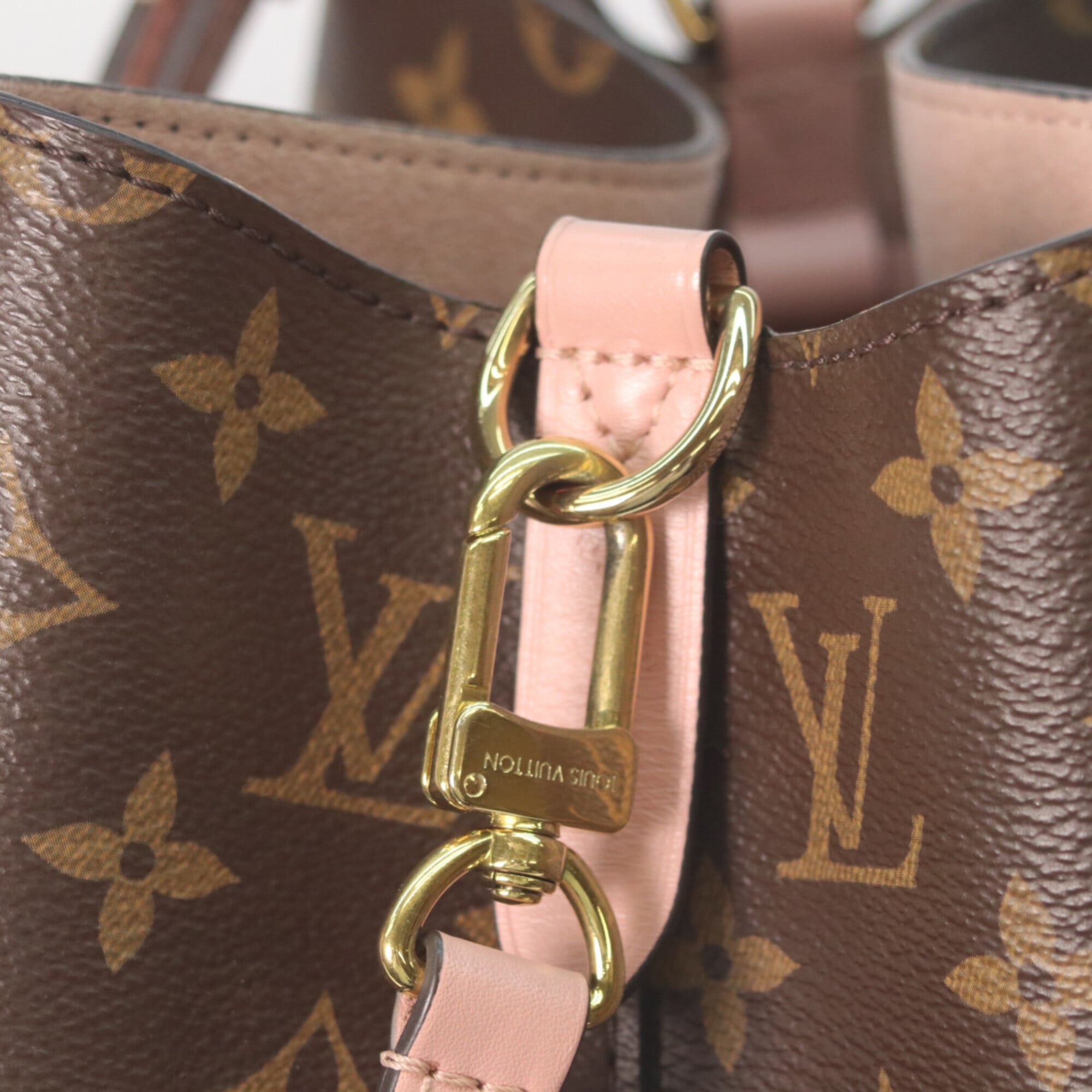 Louis Vuitton Brown Monogram Pink Rose Poudre Monogram Rose Monogram Shoulder Bag (Pre-Owned)