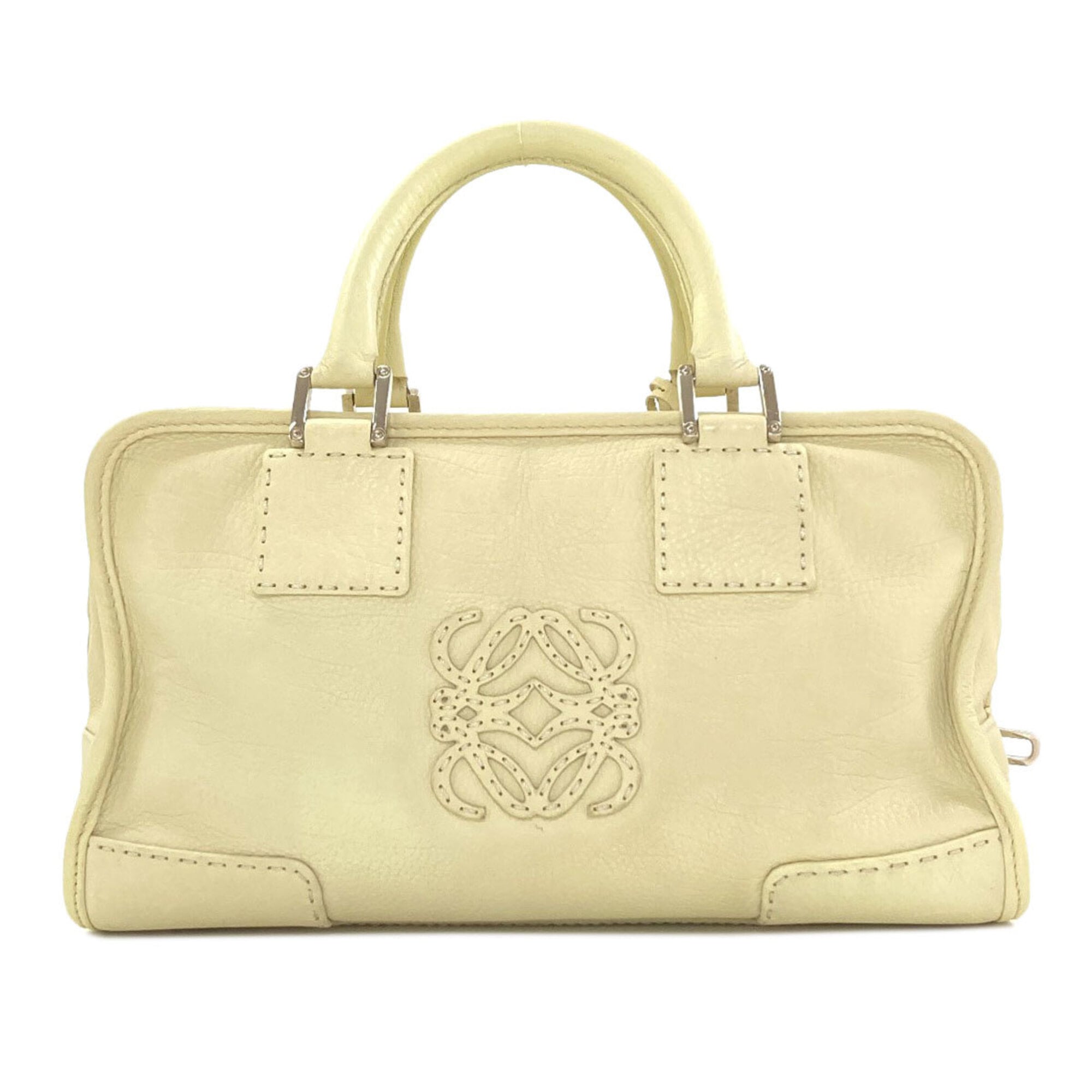 Loewe Yellow Leather Handbag (Pre-Owned)