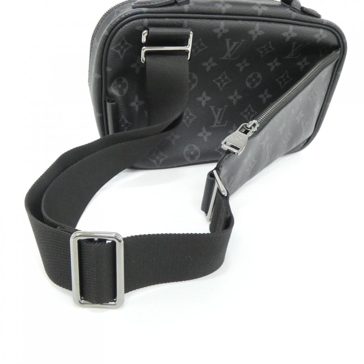 Louis Vuitton Black Coated Canvas Shoulder Bag (Pre-Owned)