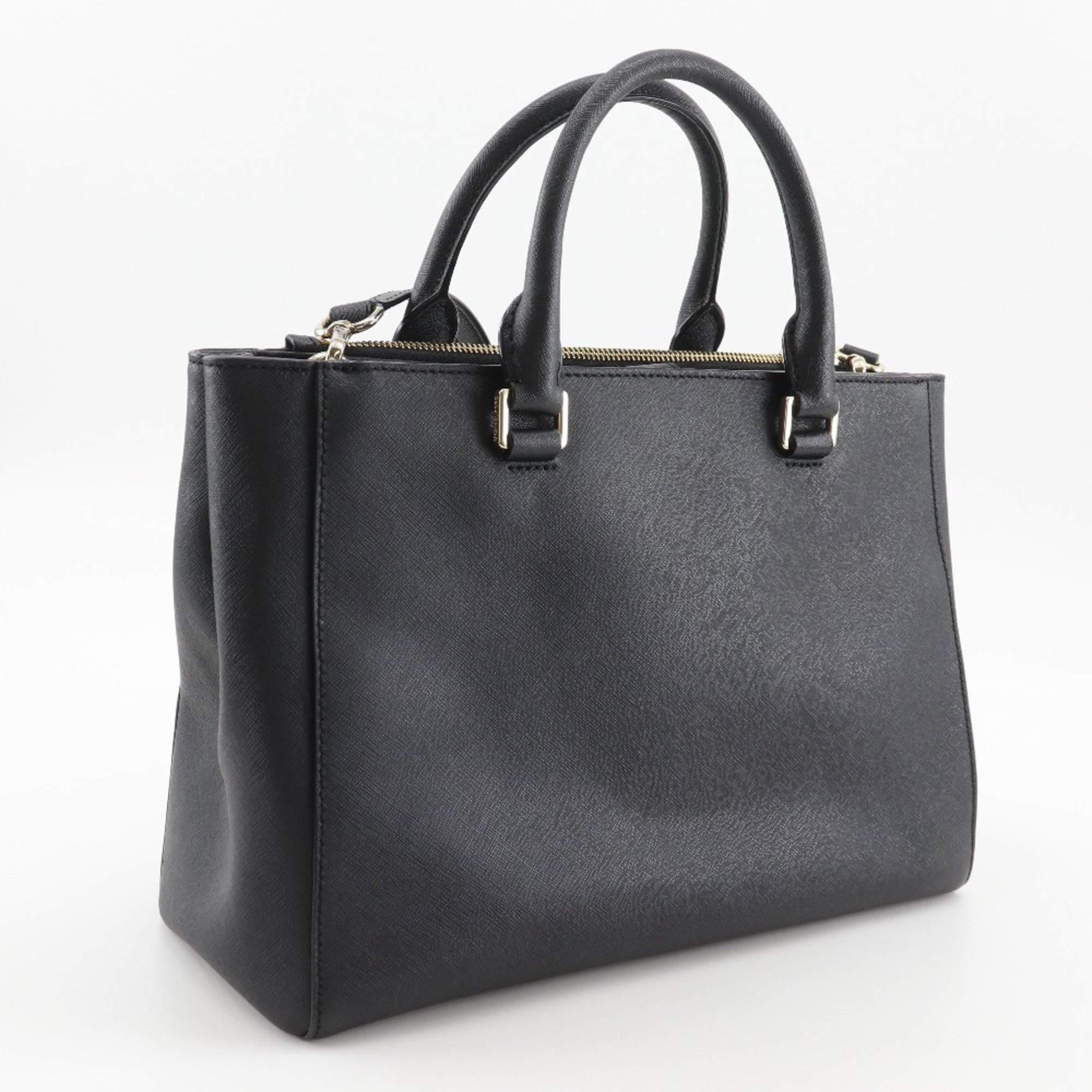 Michael Kors Black Leather Handbag (Pre-Owned)