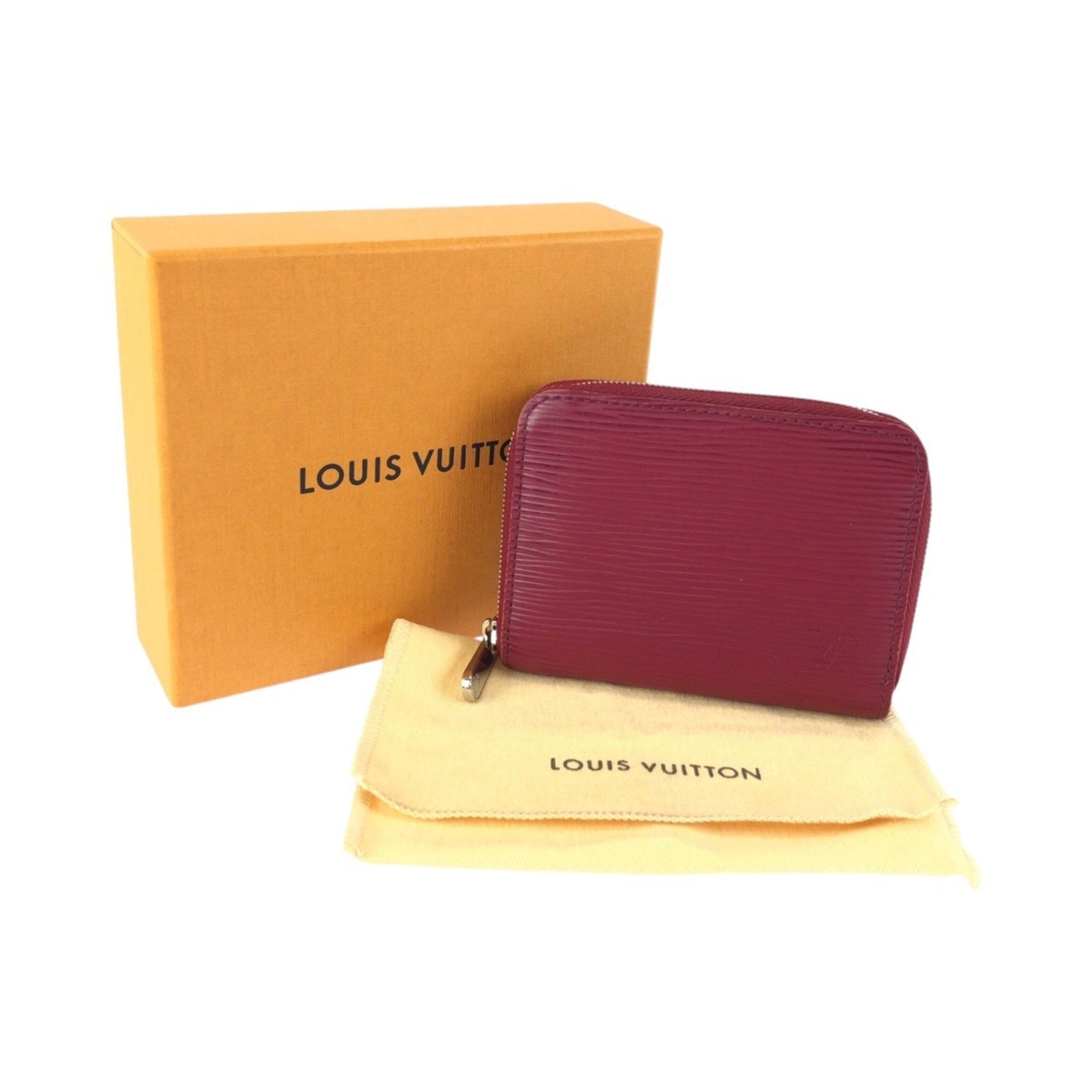 Louis Vuitton Fuchsia Pink Leather Coin Purse/Coin Case (Pre-Owned)