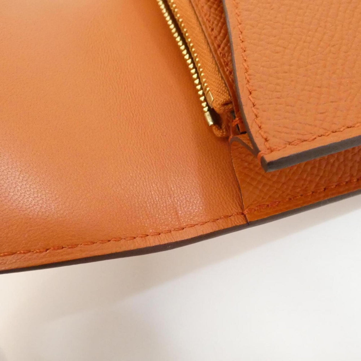 Hermes Orange Epsom Leather Wallet (Bi-Fold) (Pre-Owned)