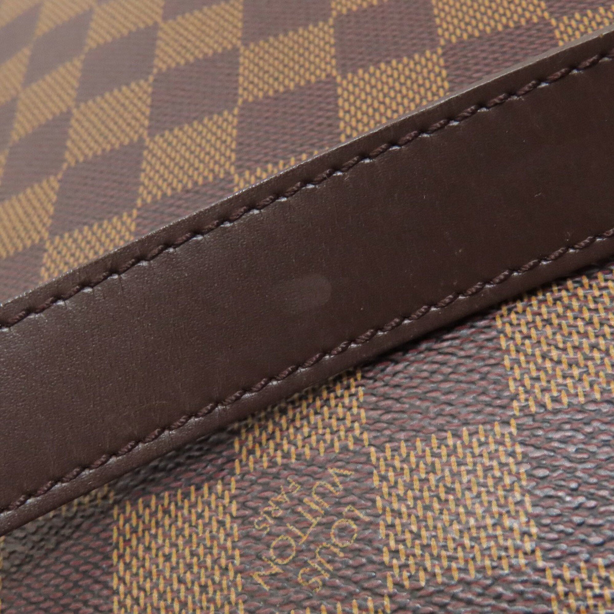 Louis Vuitton Brown Damier Canvas Ebene Damier Canvas Shoulder Bag (Pre-Owned)