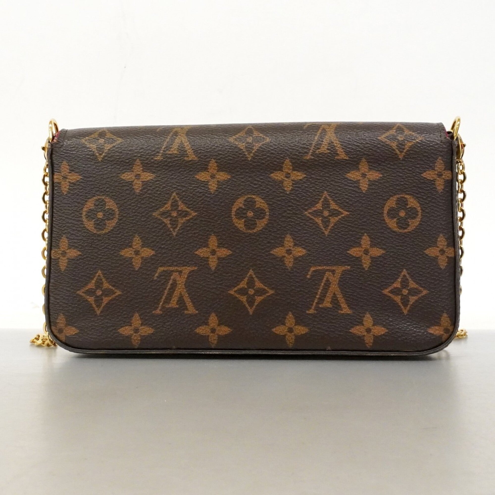Louis Vuitton Brown Chain/Shoulder Wallet (Pre-Owned)