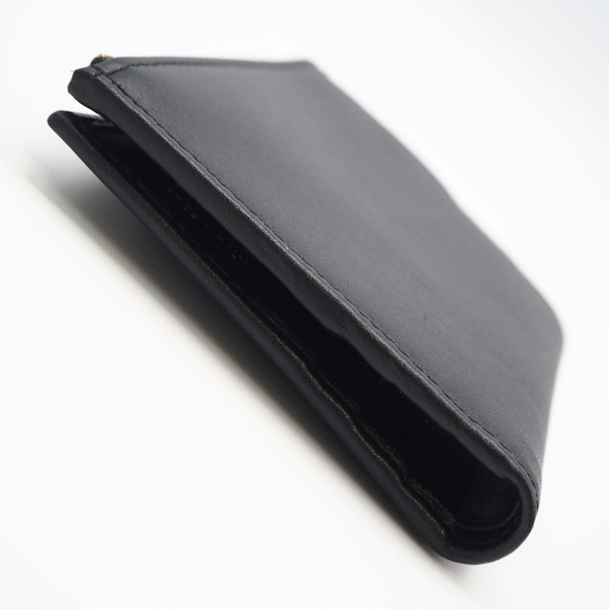 Prada Black Leather Wallet (Bi-Fold) (Pre-Owned)