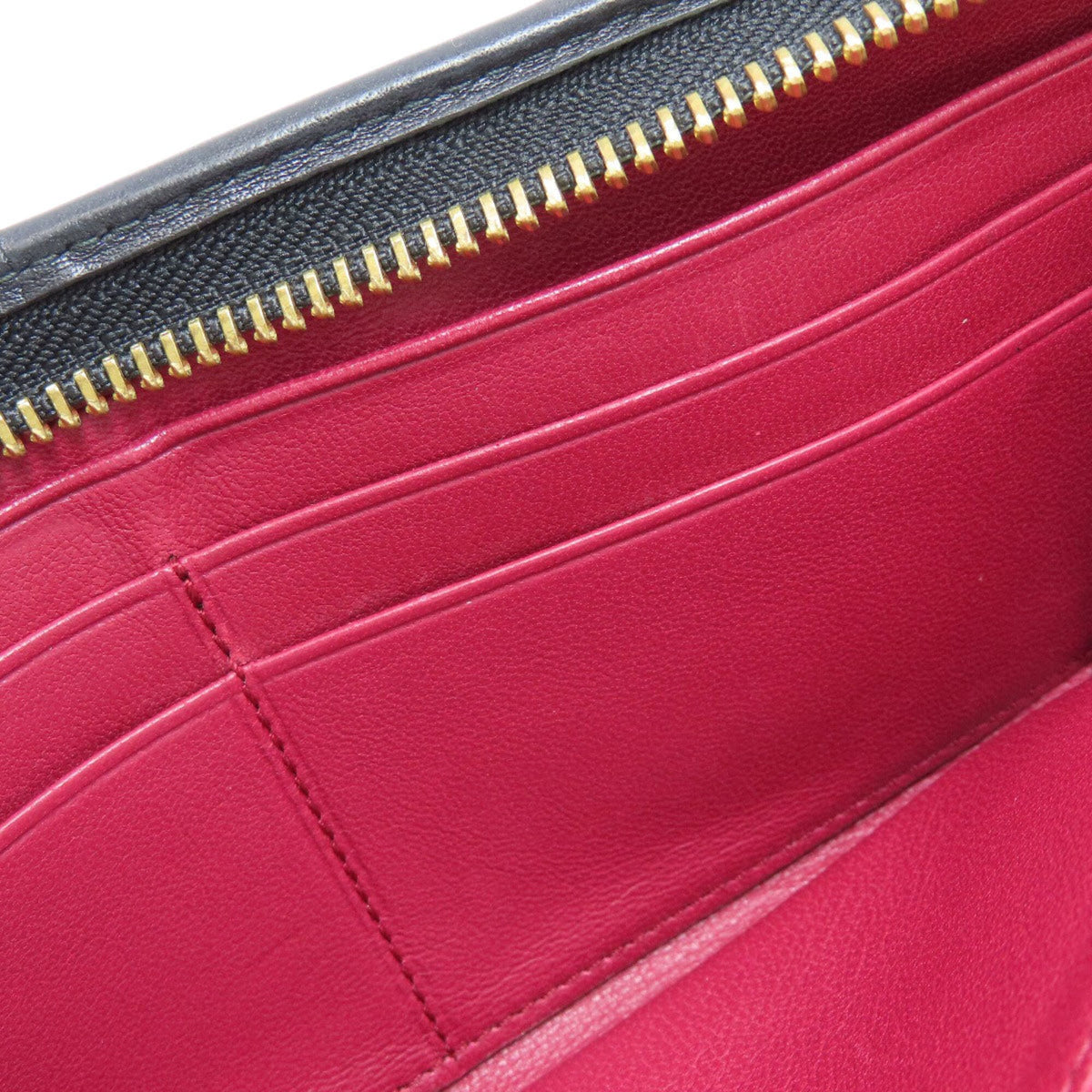 Loewe Black Leather Long Wallet (Bi-Fold) (Pre-Owned)