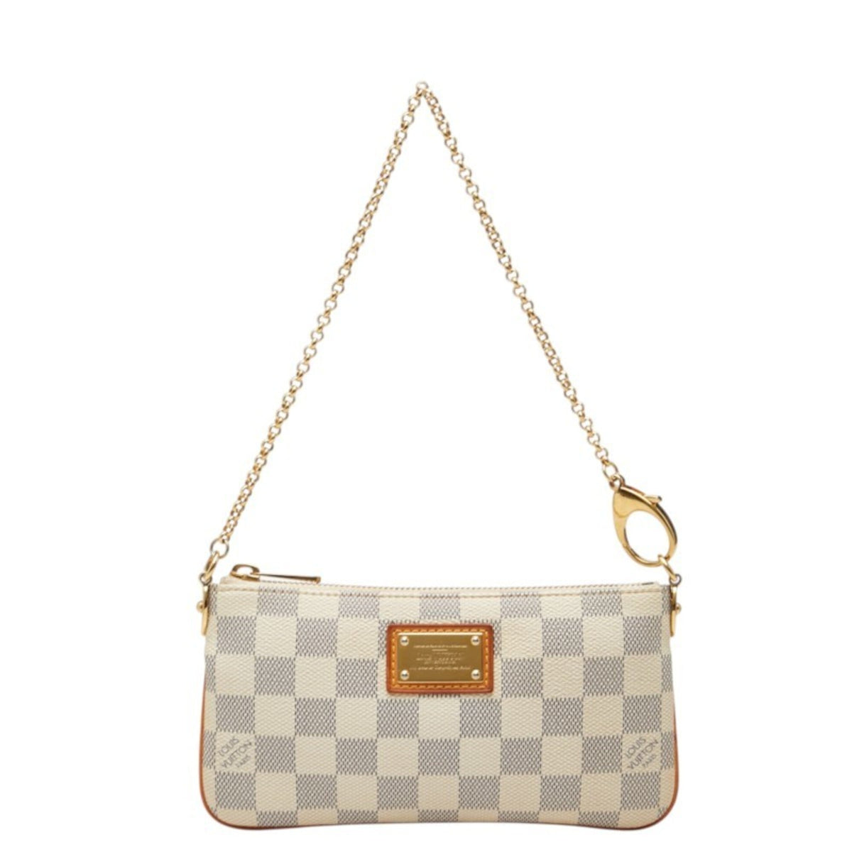 Louis Vuitton White Pvc Leather Handbag (Pre-Owned)
