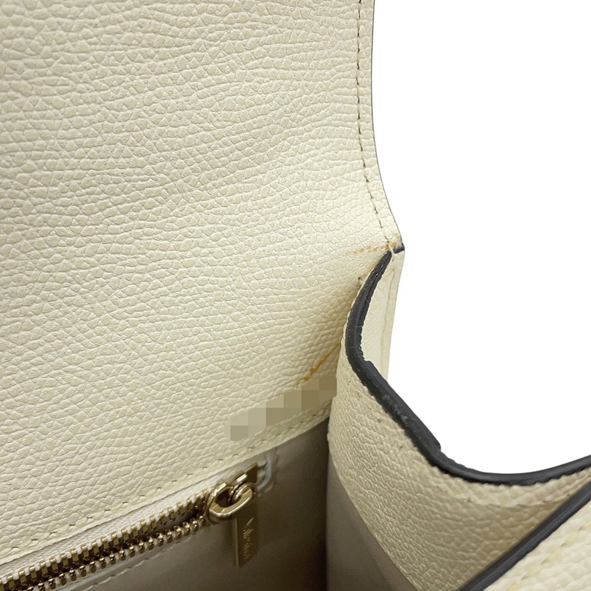 Valextra White Leather Handbag (Pre-Owned)